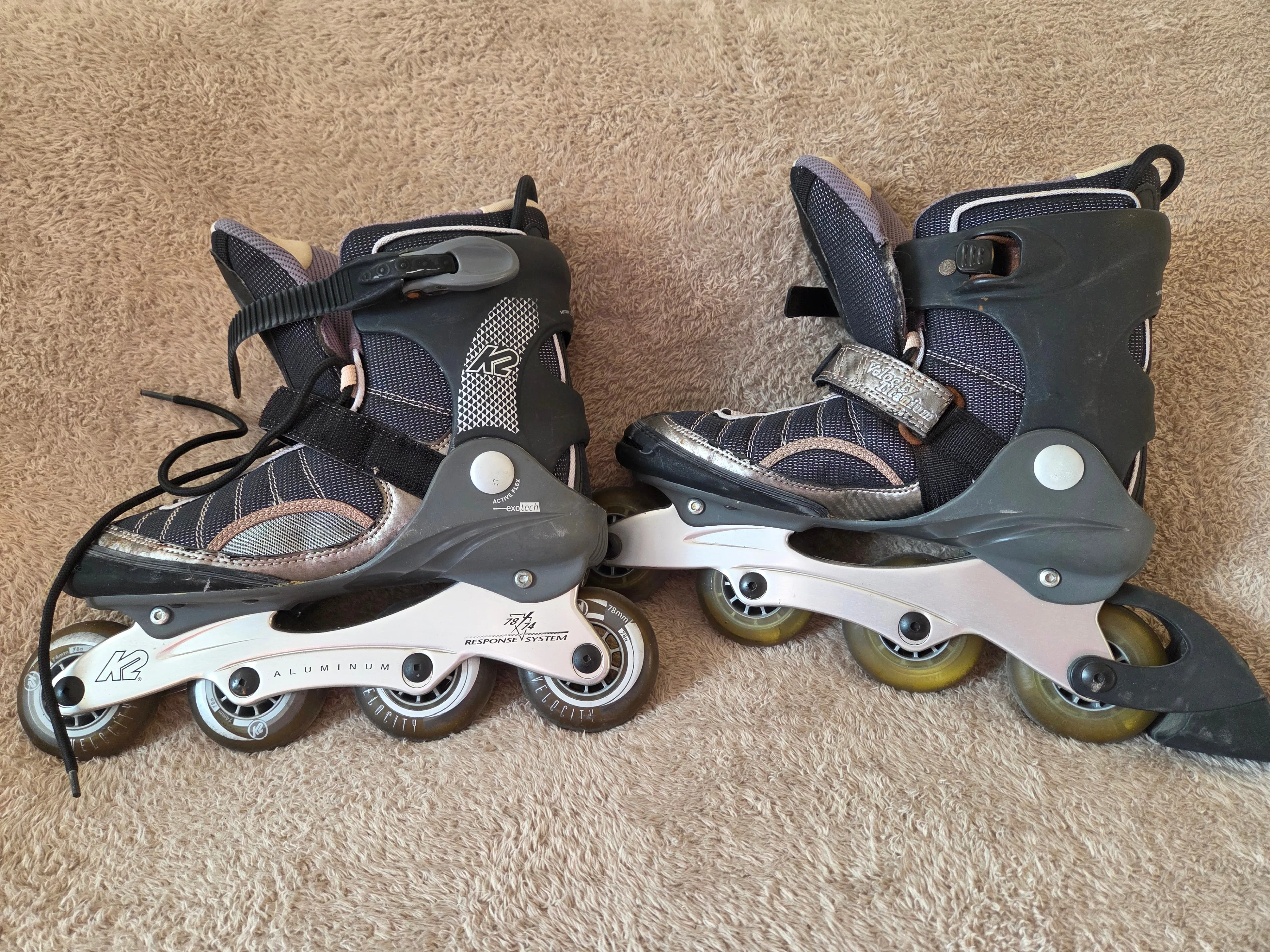 K2 Velocity Ti-M Inline Skates – Men’s US 8.5, 78mm image indicator(2)