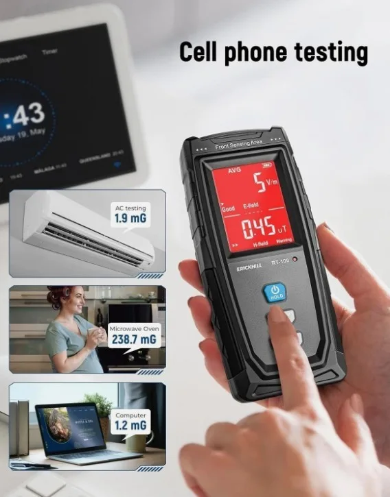 EMF Meter measure electric field around you for your safety! image indicator(2)