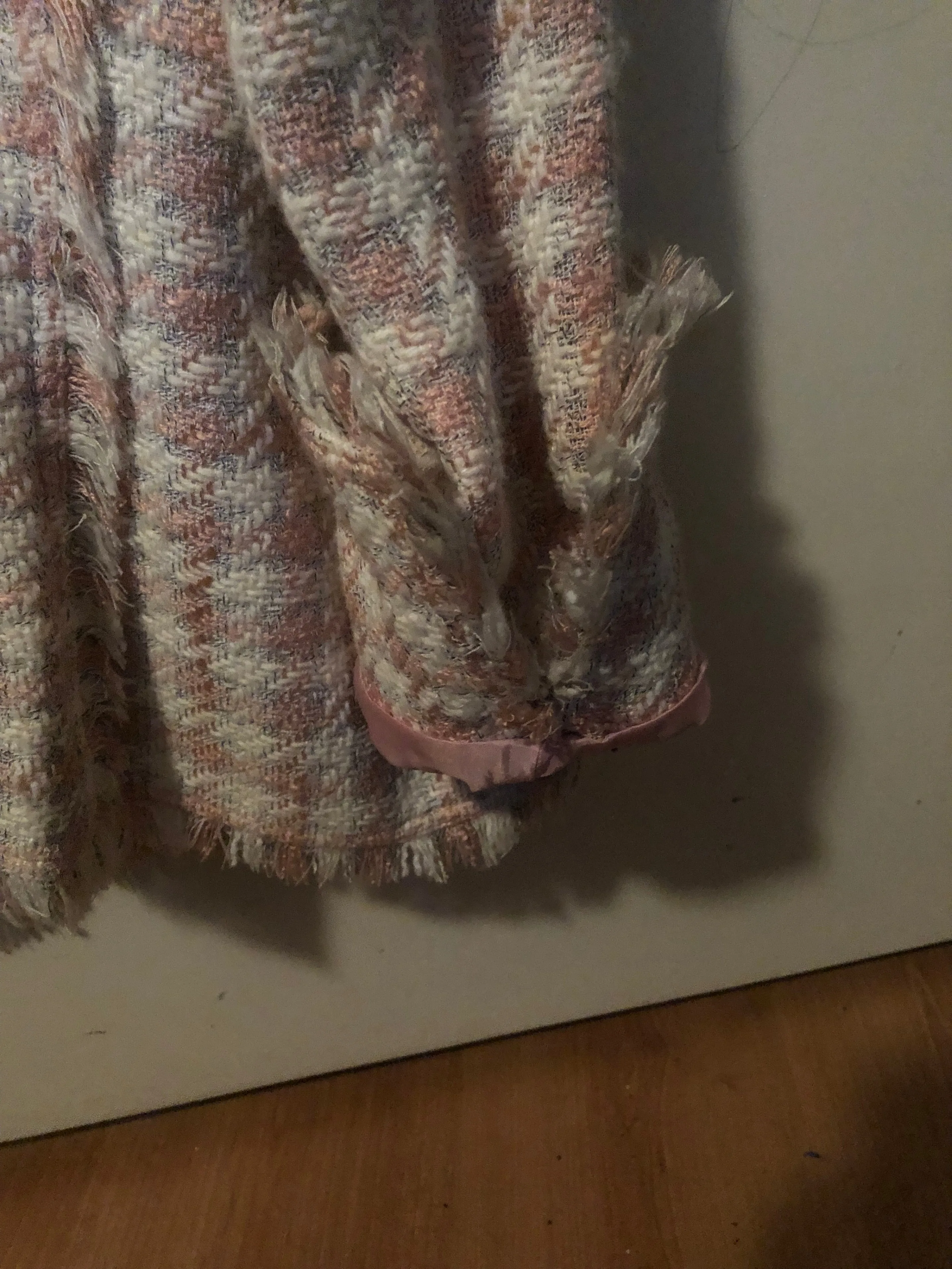 Vintage Women’s Pink Kasper Tweed Style Blazer Jacket image indicator(3)