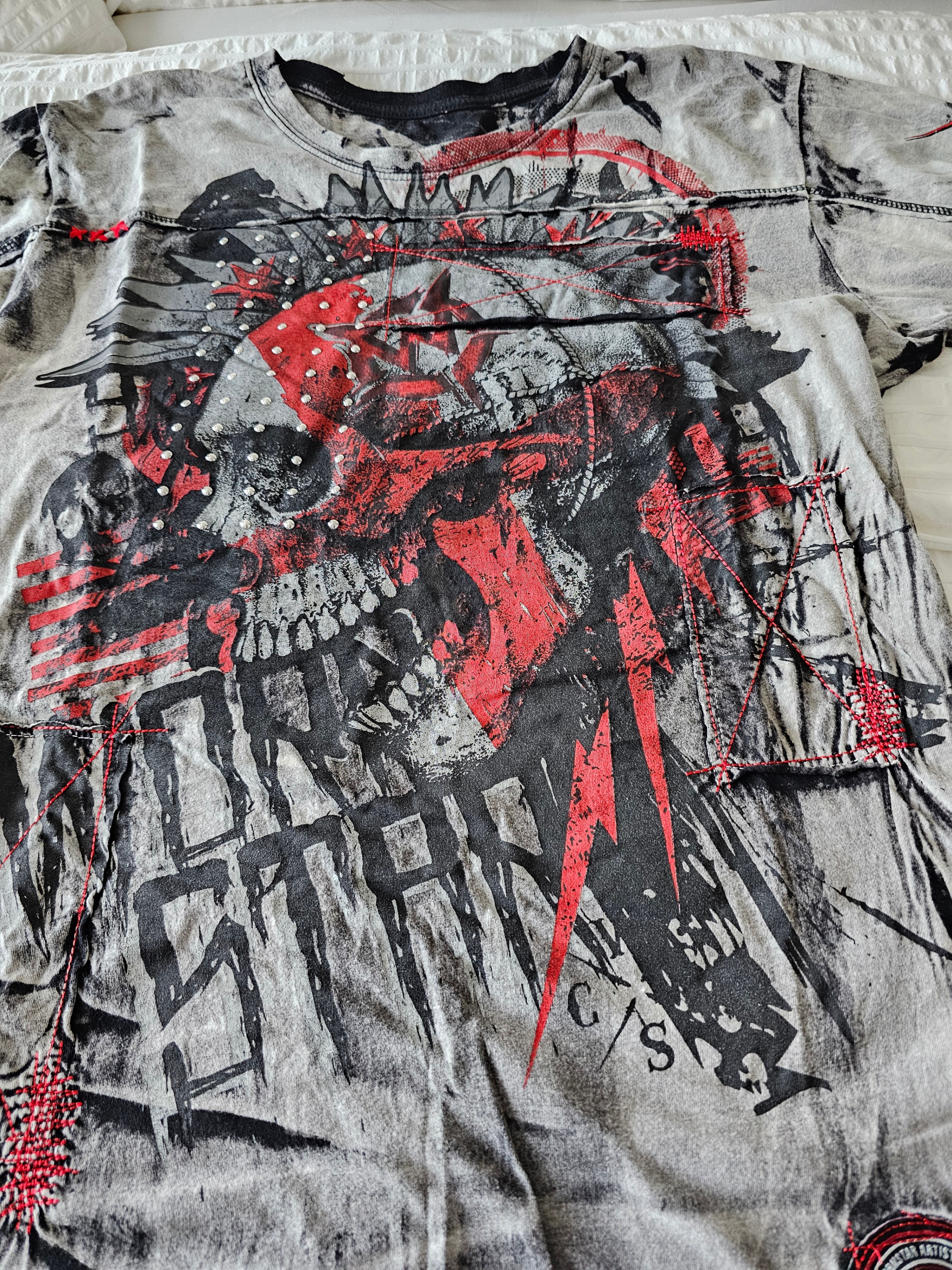 "WORNSTAR" Fueled By Rock N Roll-Designer T-Shirt - photo 2