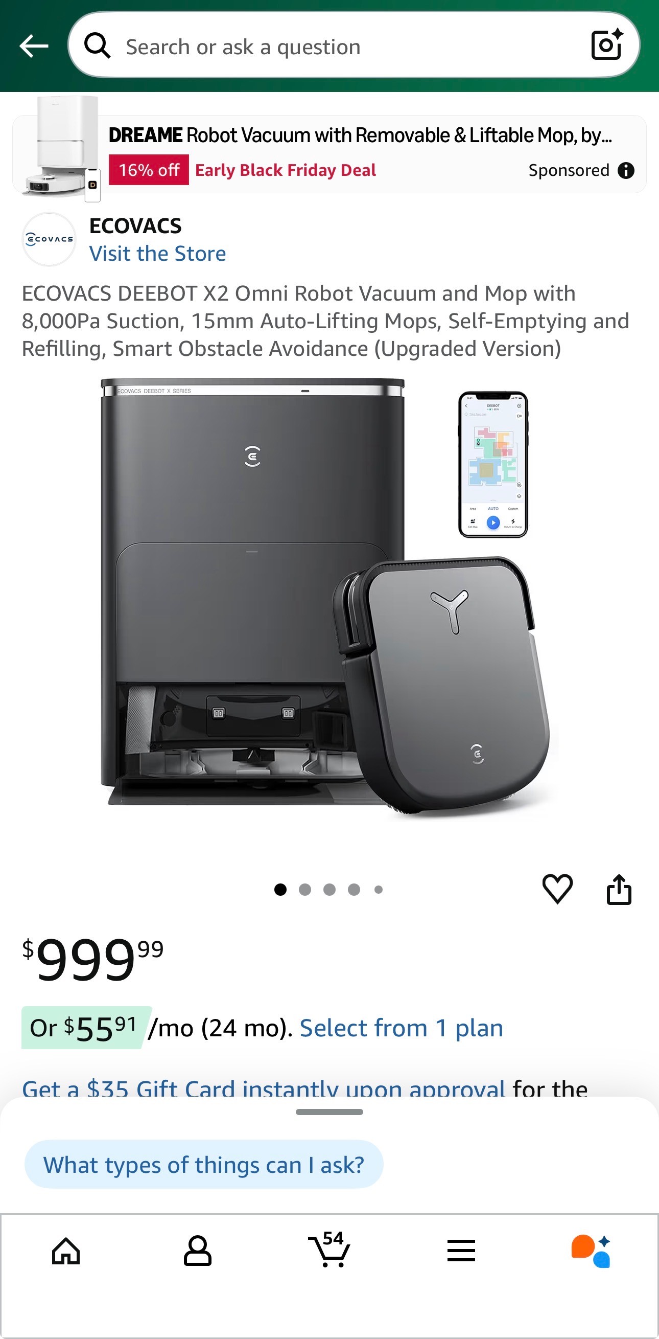 Robot Vacuum and MopLifting Self-Emptying and Refilling UPGRADED