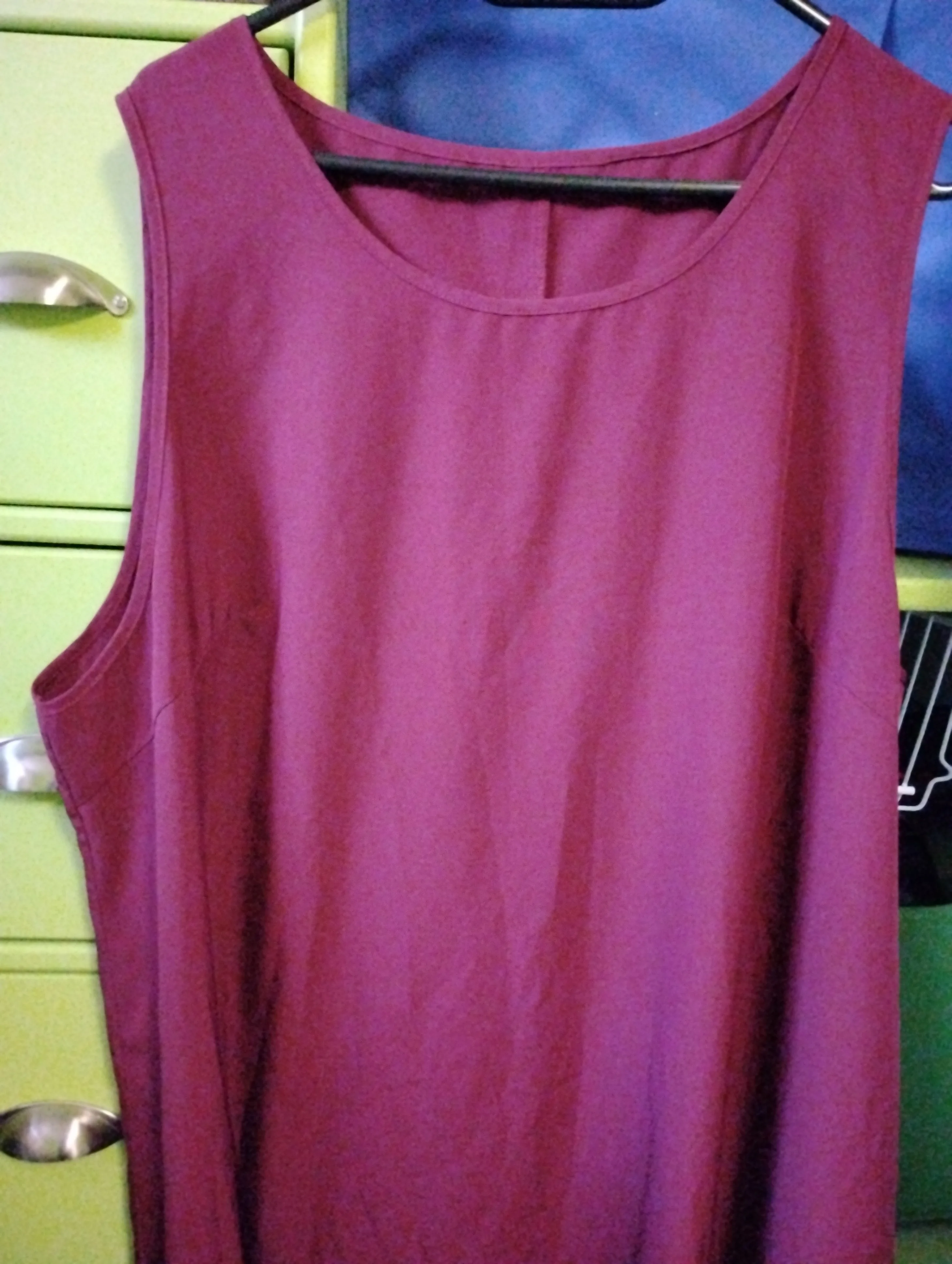 Burgundy Satin Nightgown — Women’s XL (New thumbnail