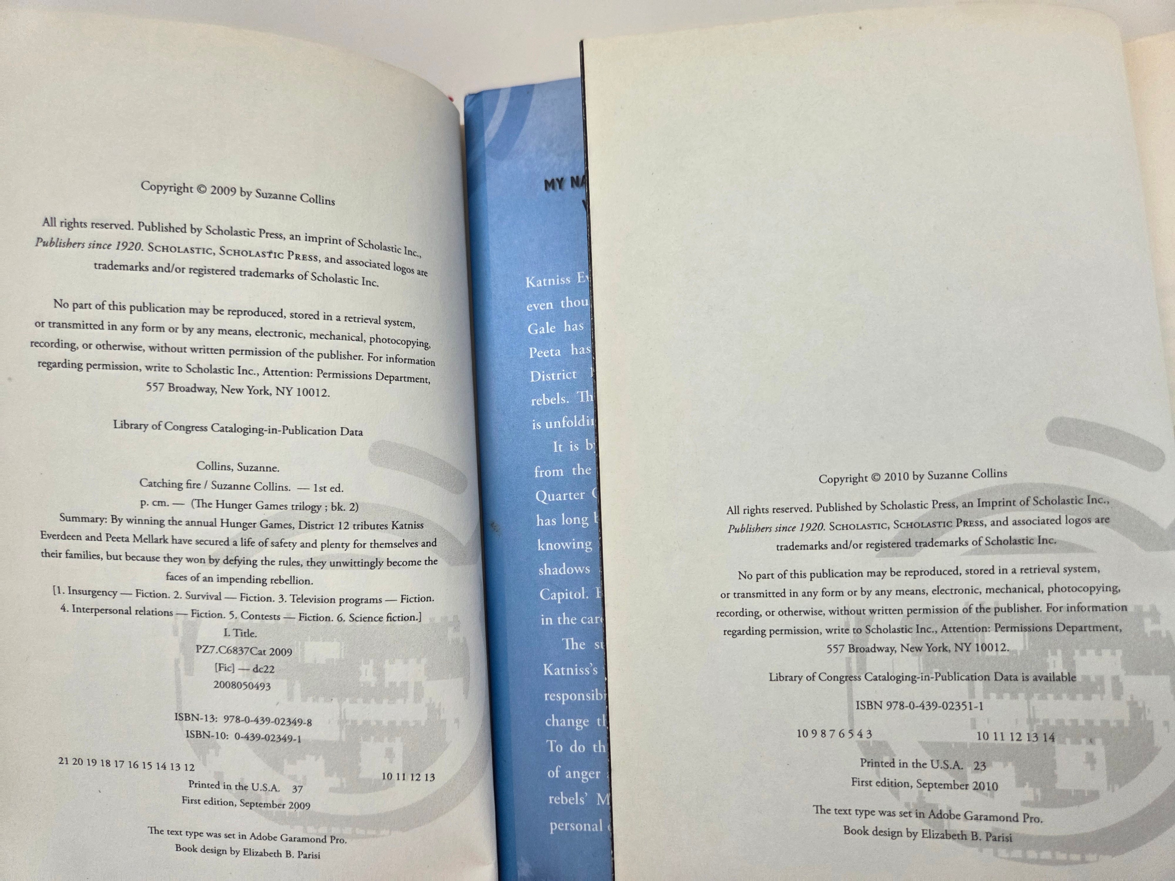 Hunger Games: Catching Fire & Mockingjay Hardcovers - photo 5