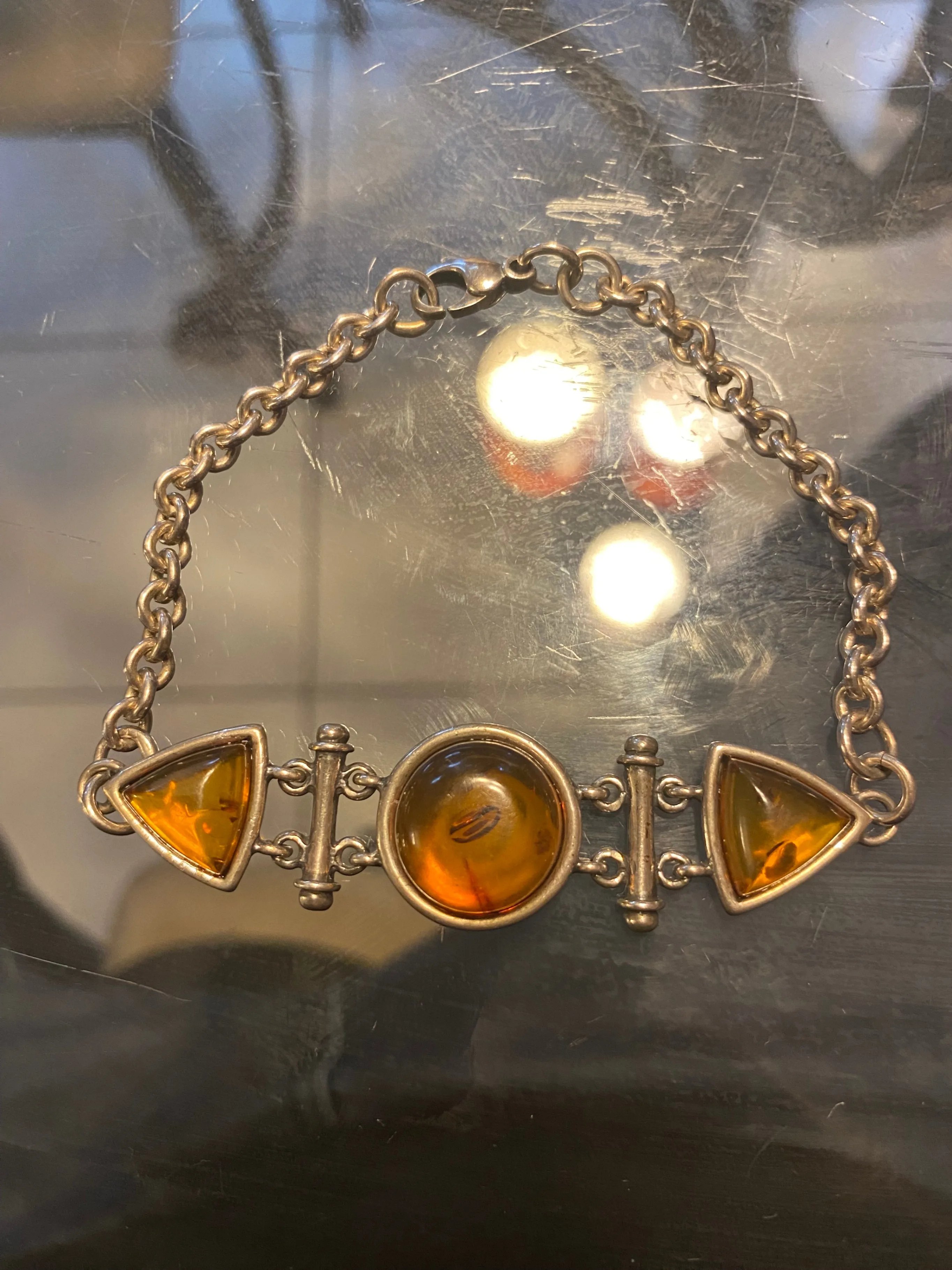 Vintage Scottish Luckenbooth Brooch & Bracelet Set image indicator(5)