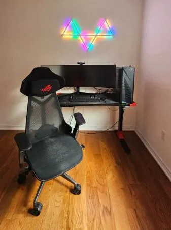 TygerClaw Adjustable Electric Sit-Stand Gaming Desk – Excellent image indicator(9)