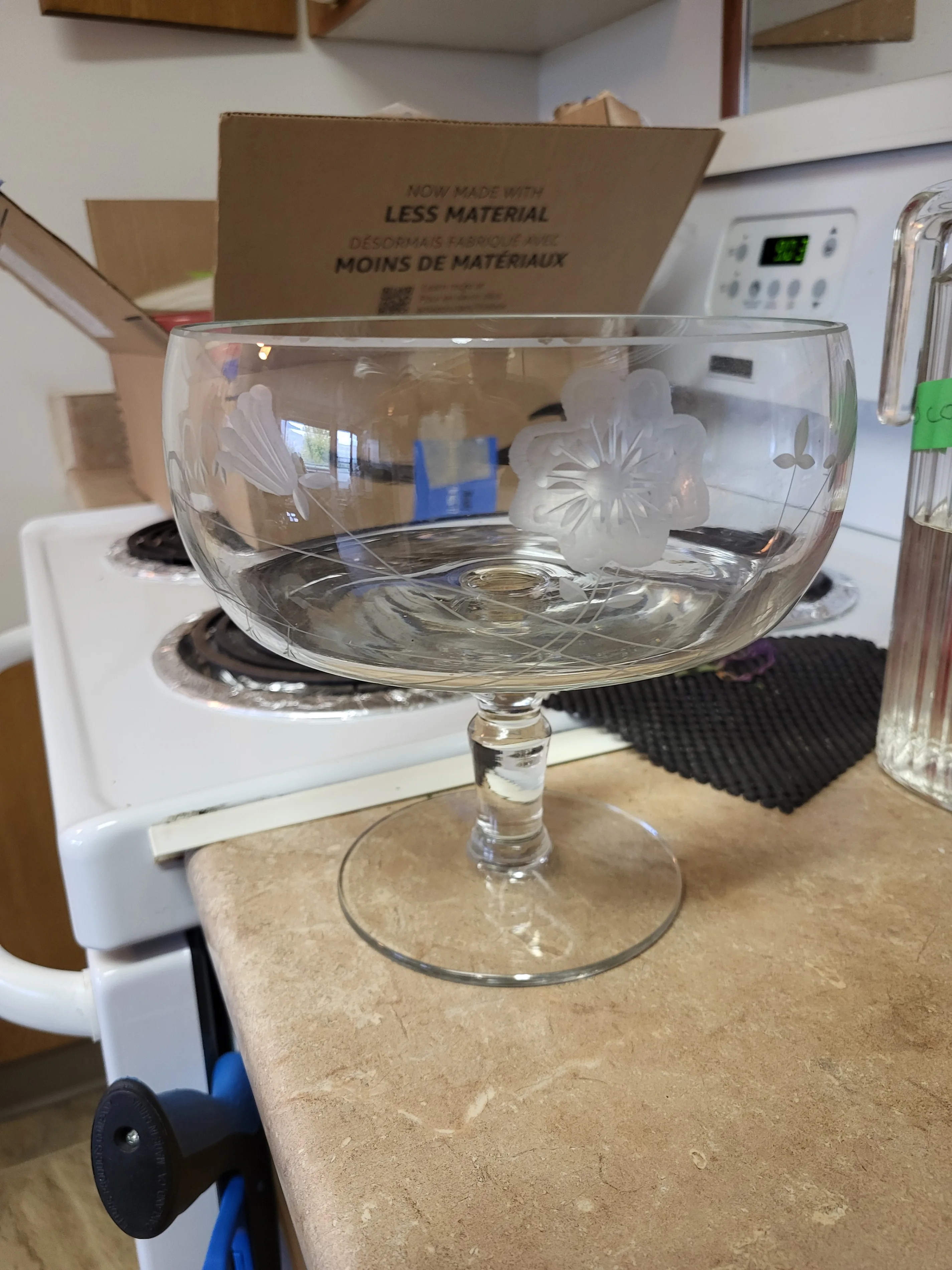 Crystal Pedestal Bowl image indicator(2)