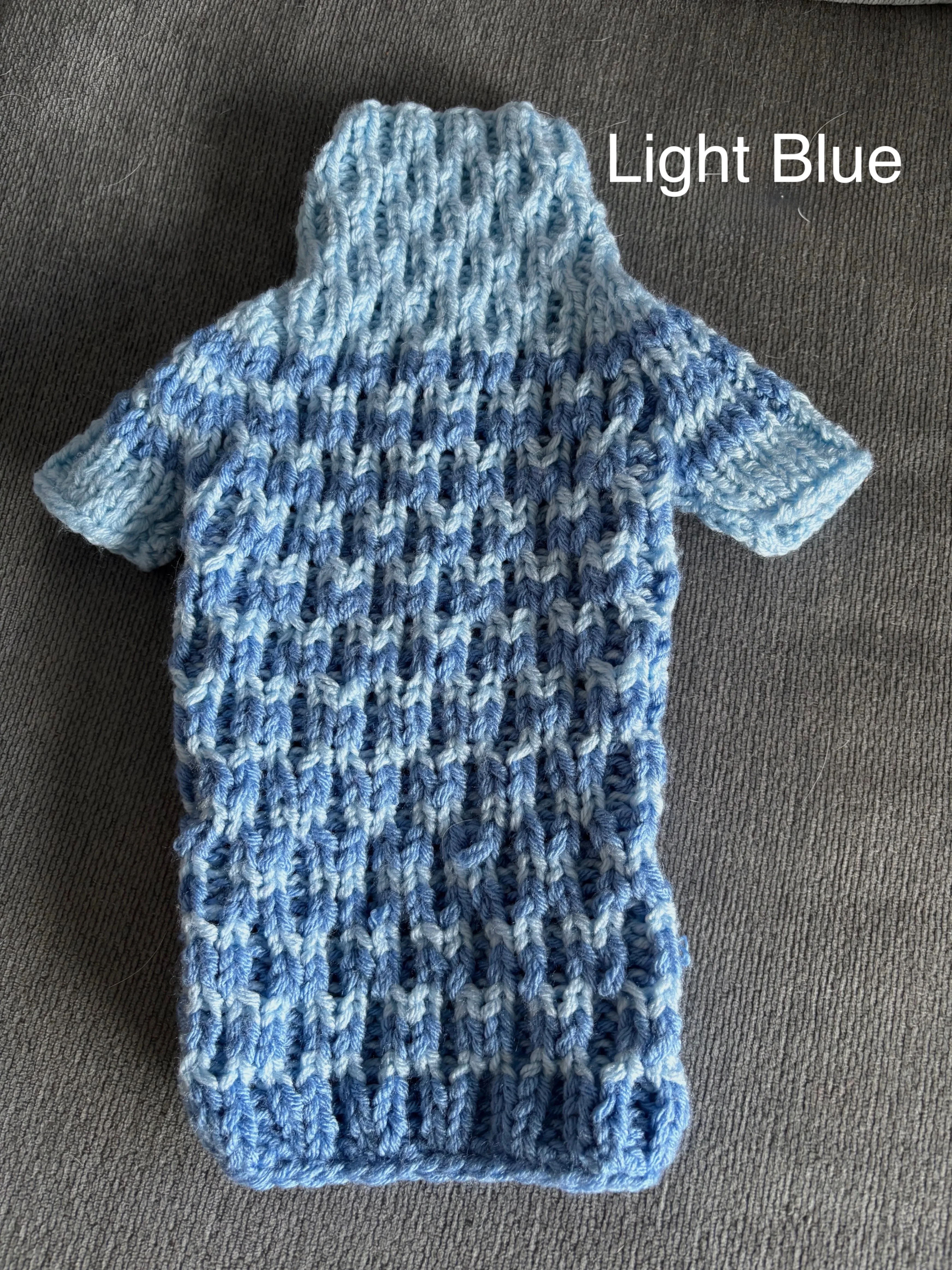 Handmade Blue Dog Sweater - Size S image indicator(4)