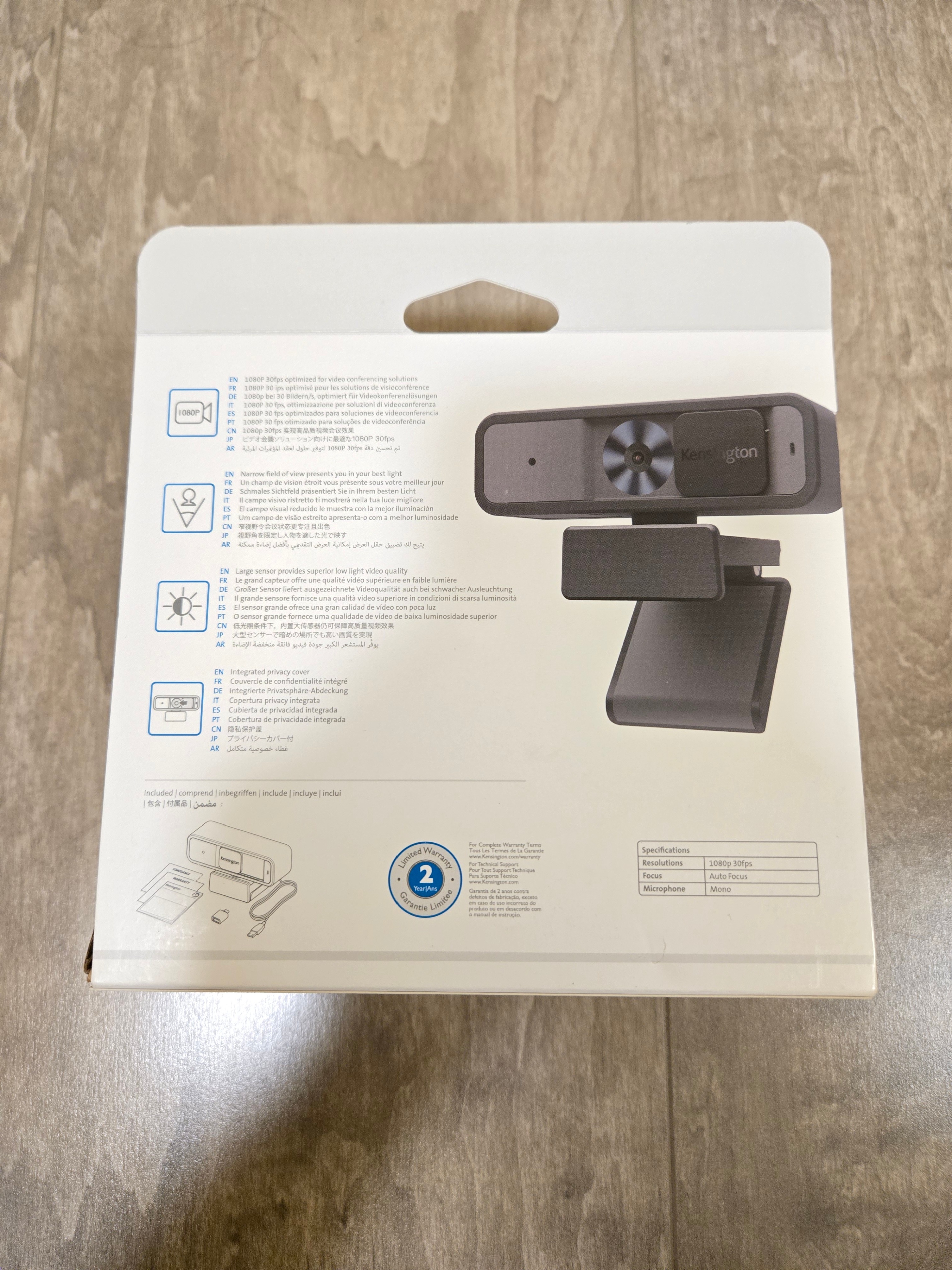 NEW Kensington W2000 1080p Auto Focus Webcam - photo 3