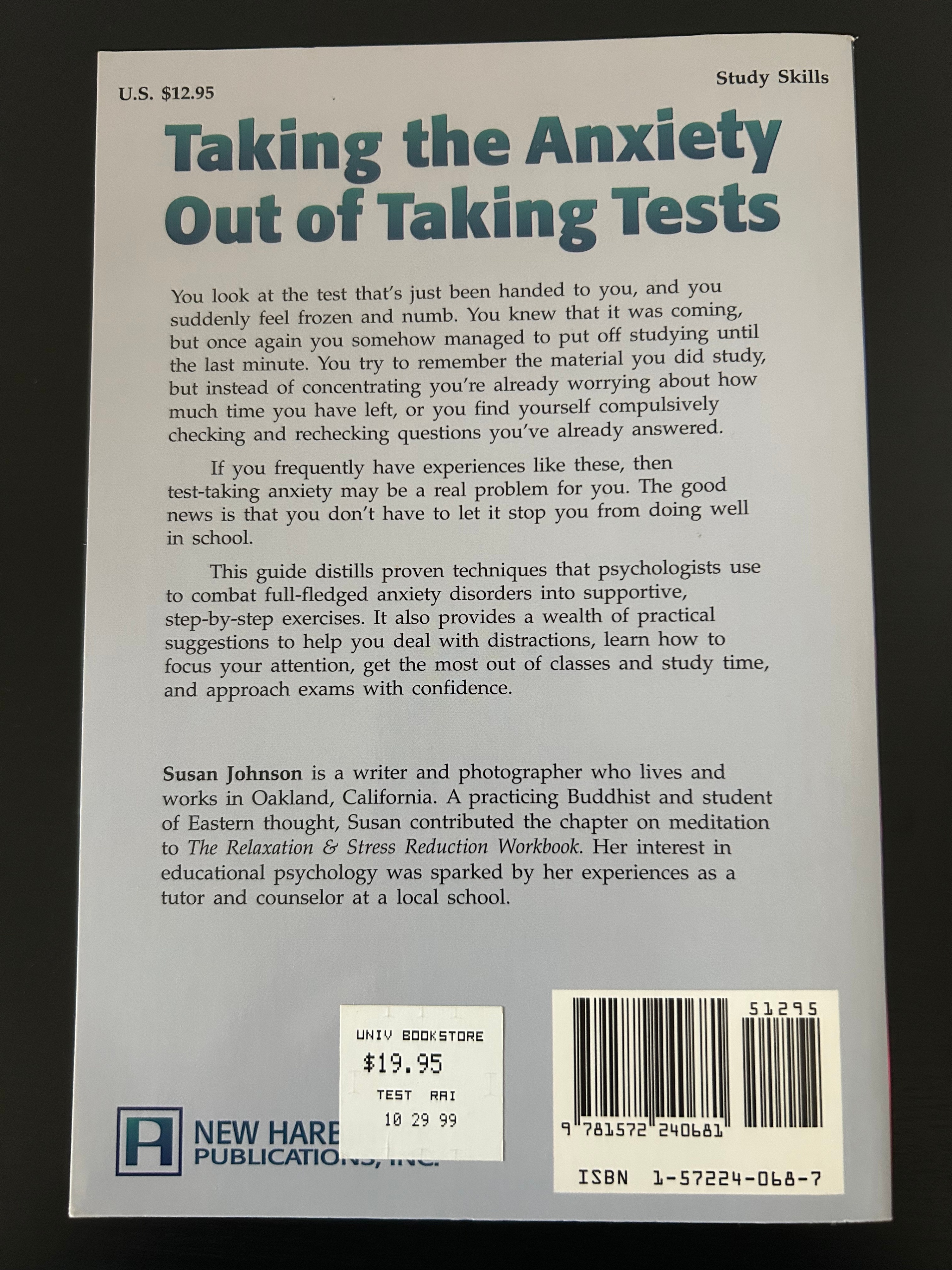 Taking the Anxiety Out of Taking Tests: A Step-By-Step Guide - photo 3