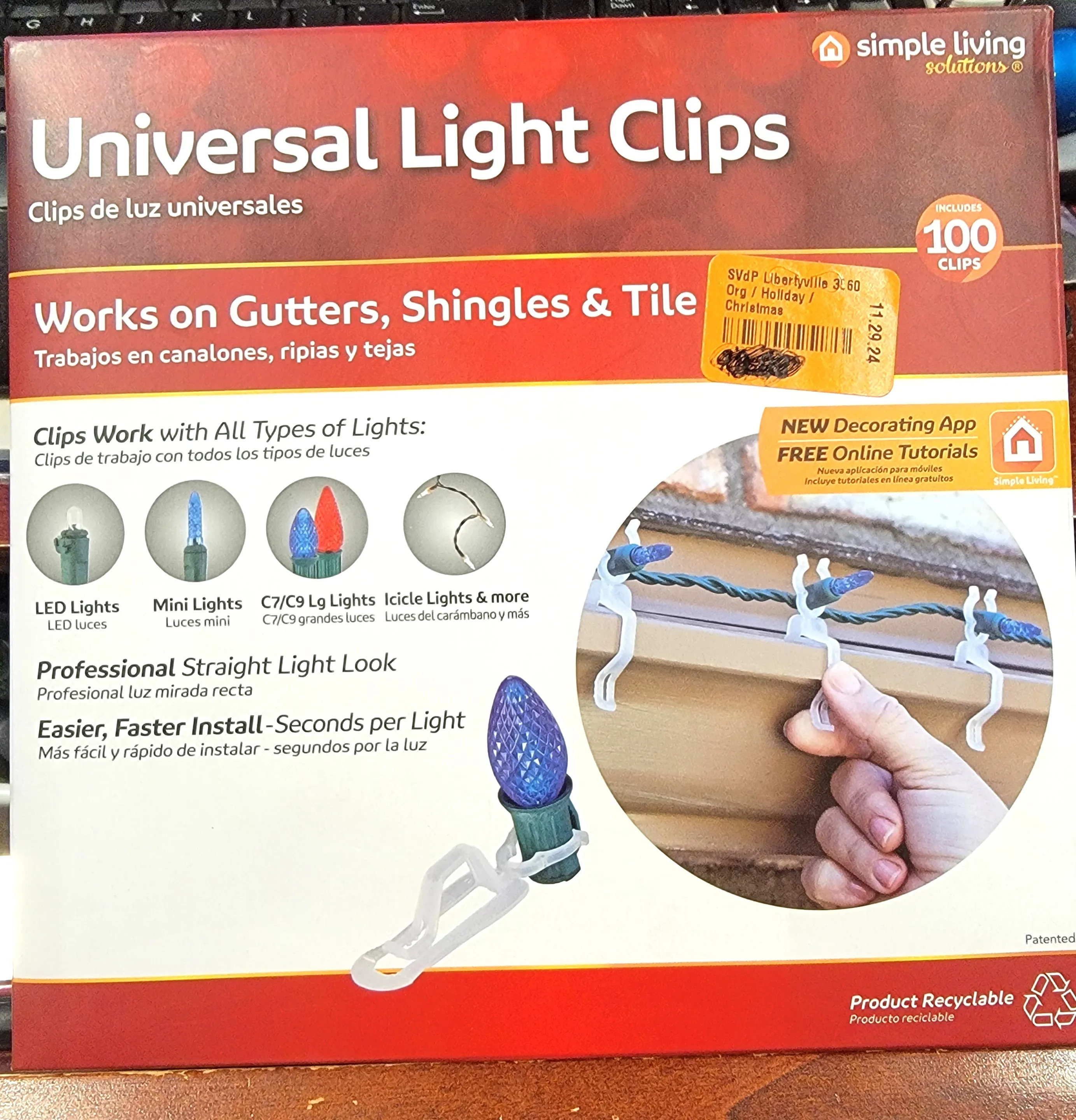 Universal Light Clips 100