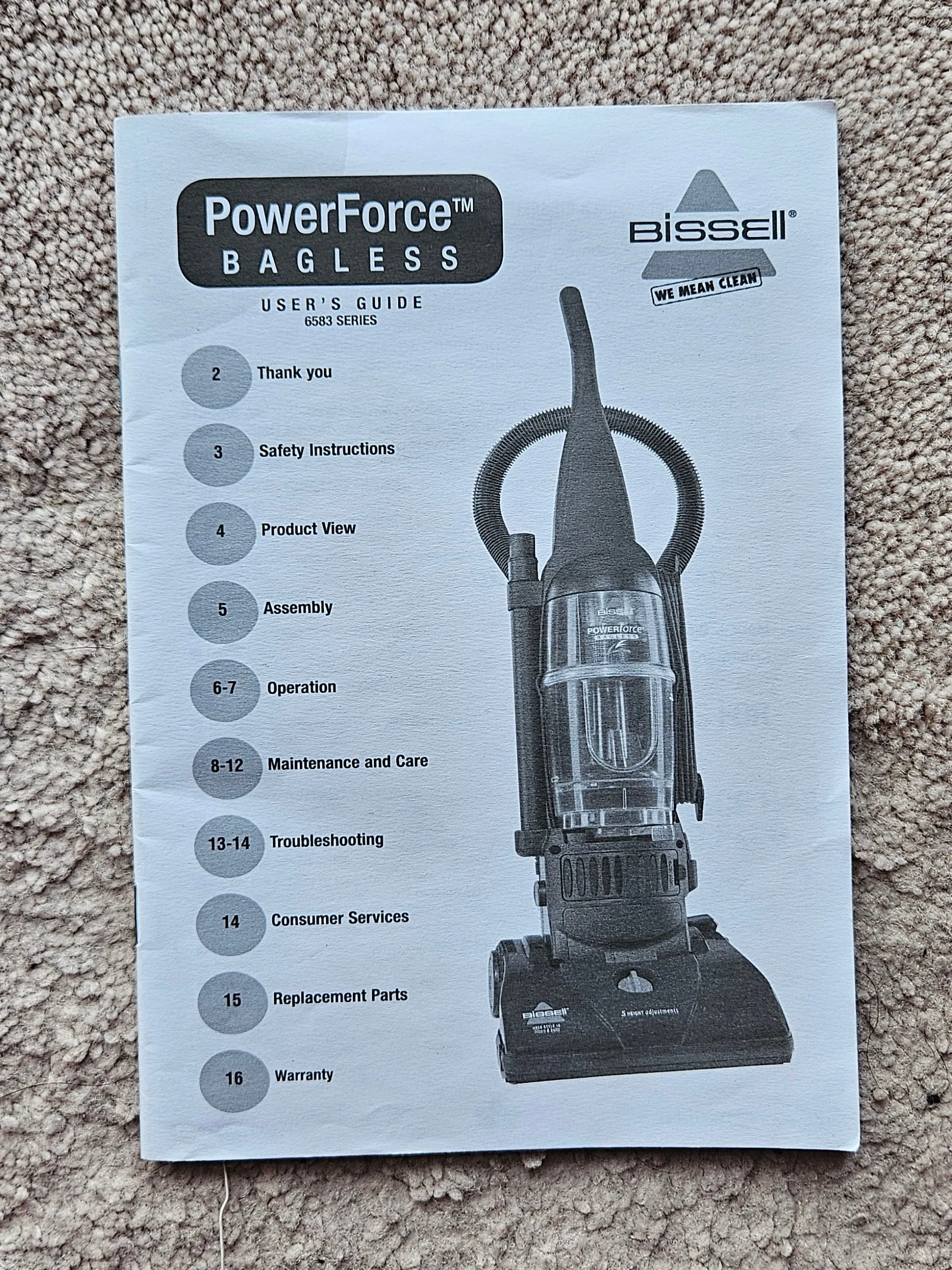 BISSELL® PowerForce® Bagless Upright Vacuum image indicator(2)