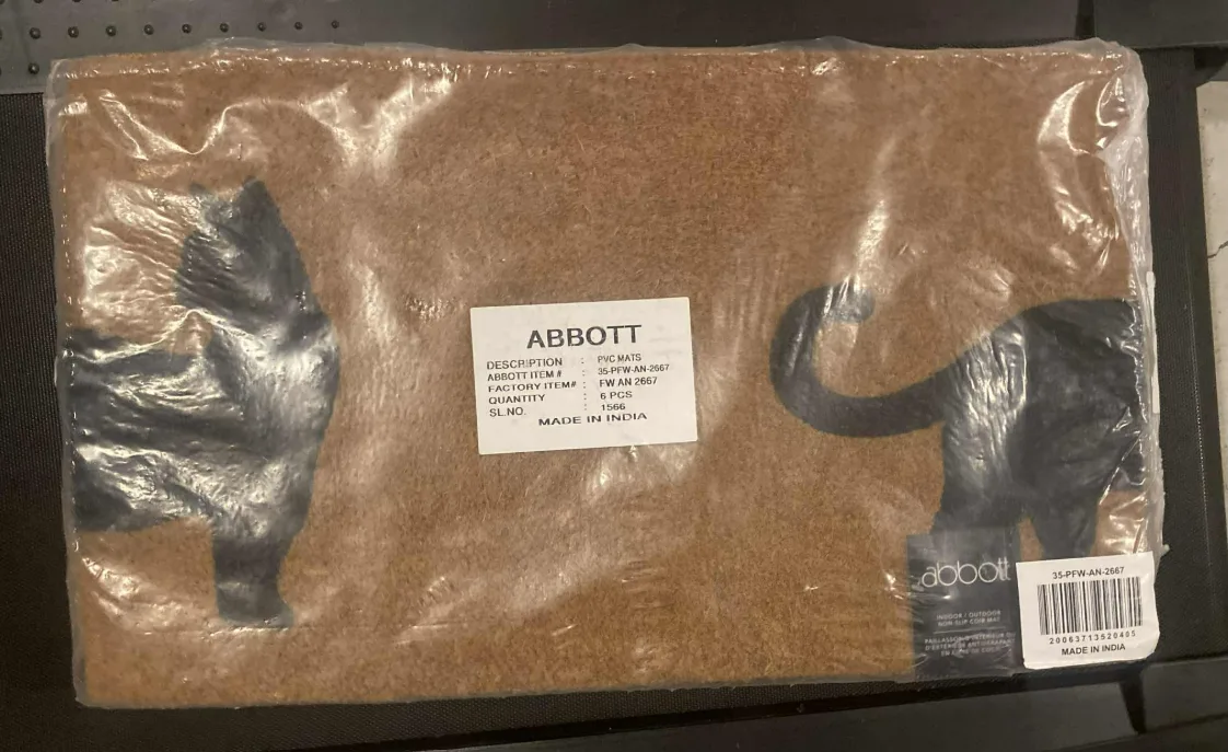 Abbott Black Cat Silhouette Doormat – Brand New image indicator(2)