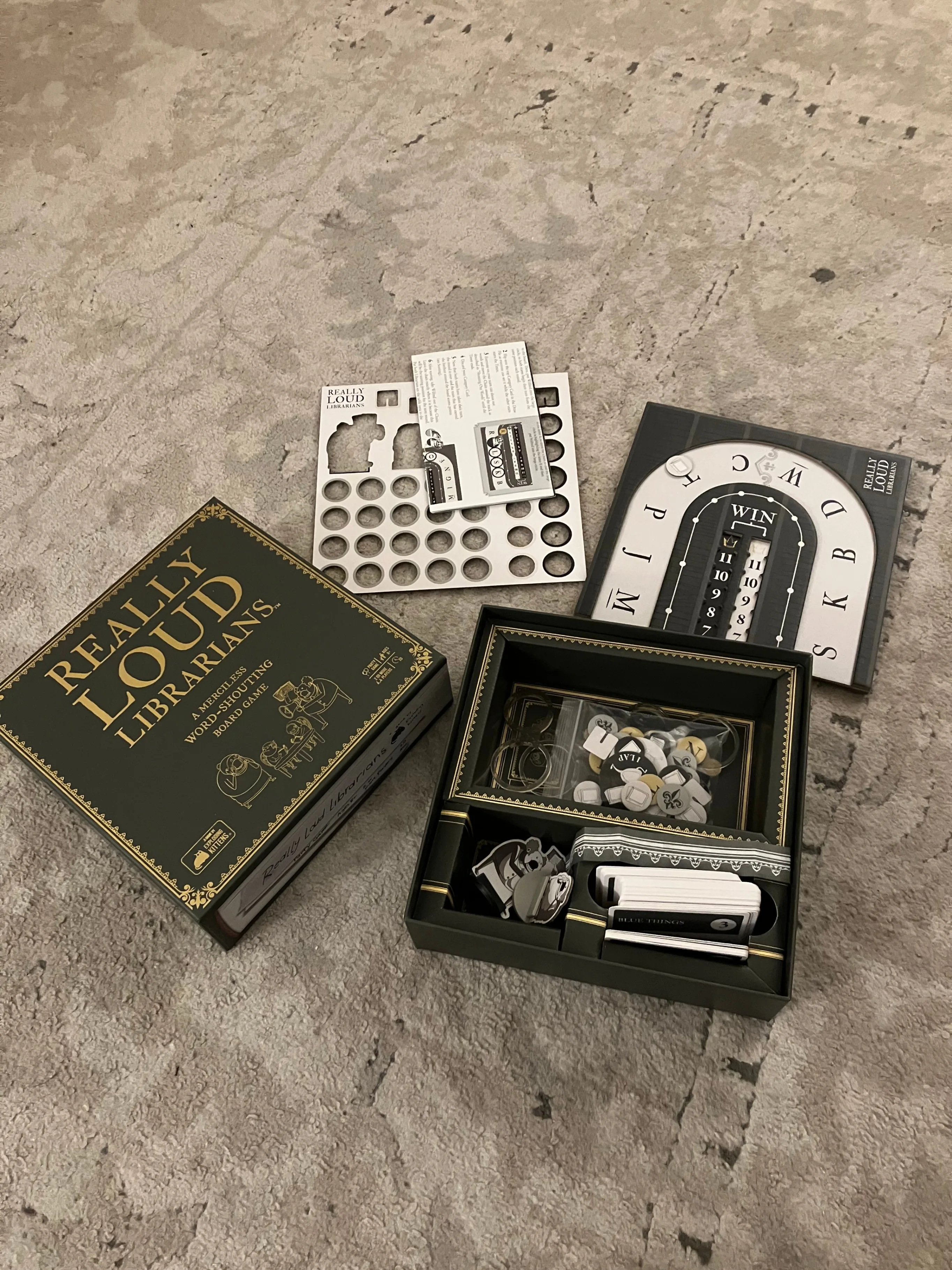 Board game - Really loud librarians