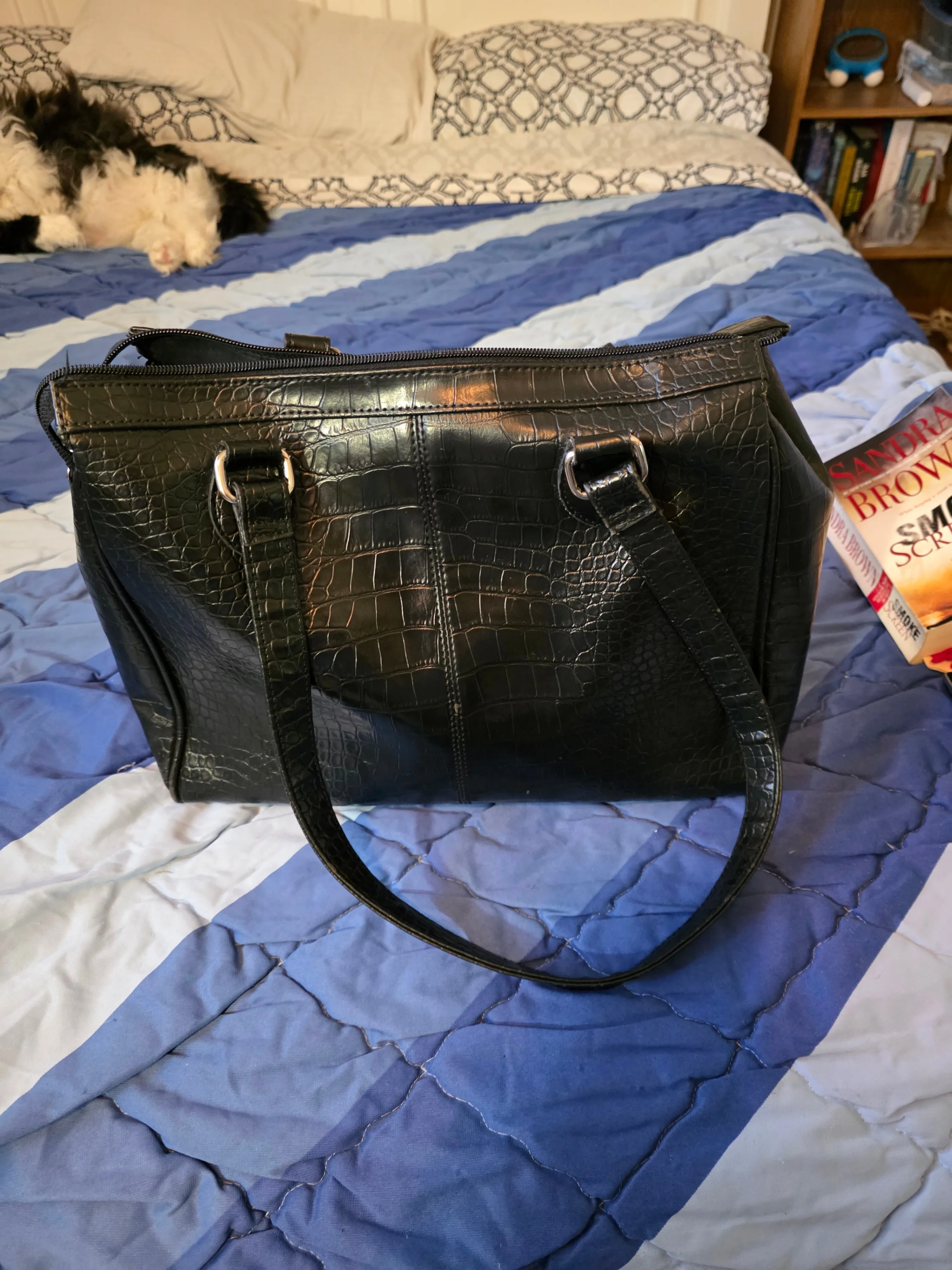 D-Fusion Black Tote Hand Bag image indicator(5)