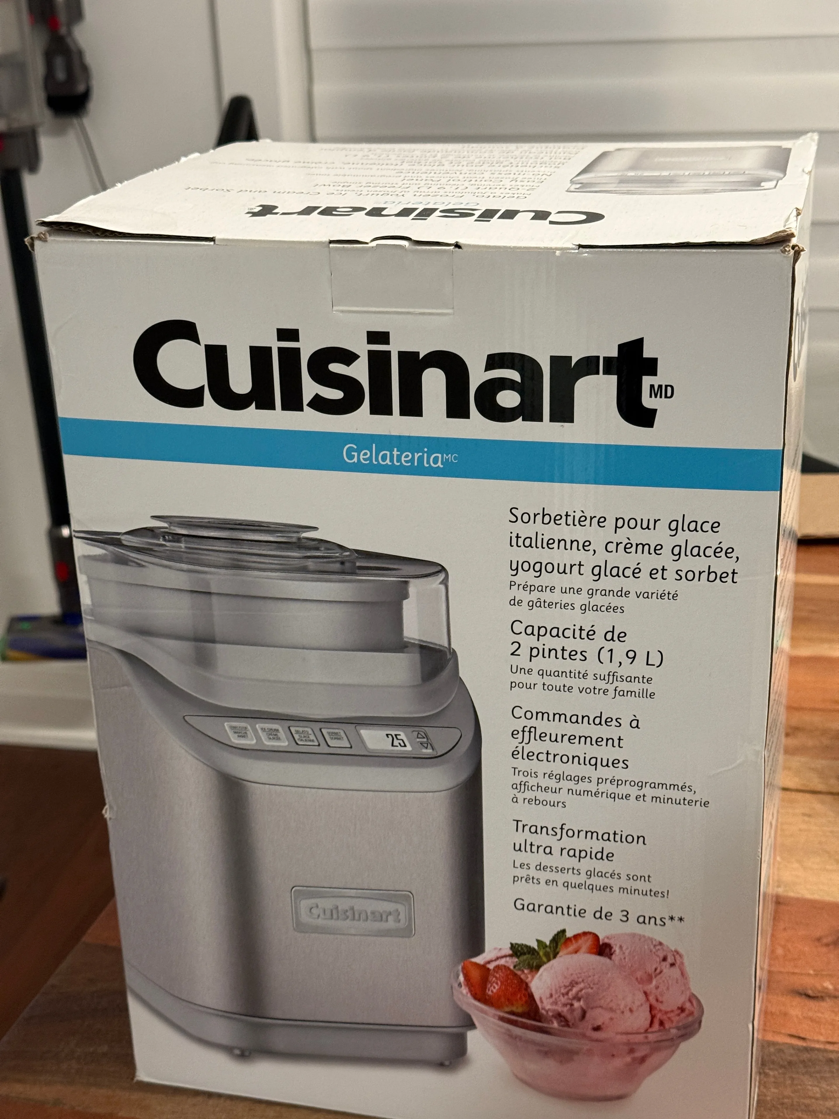 Cuisinart Gelateria Ice Cream & Gelato Maker (2 QT)