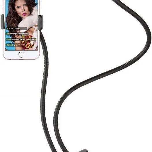Cell Phone Holder with Selfie Ring & Clamp to Desk thumbnail