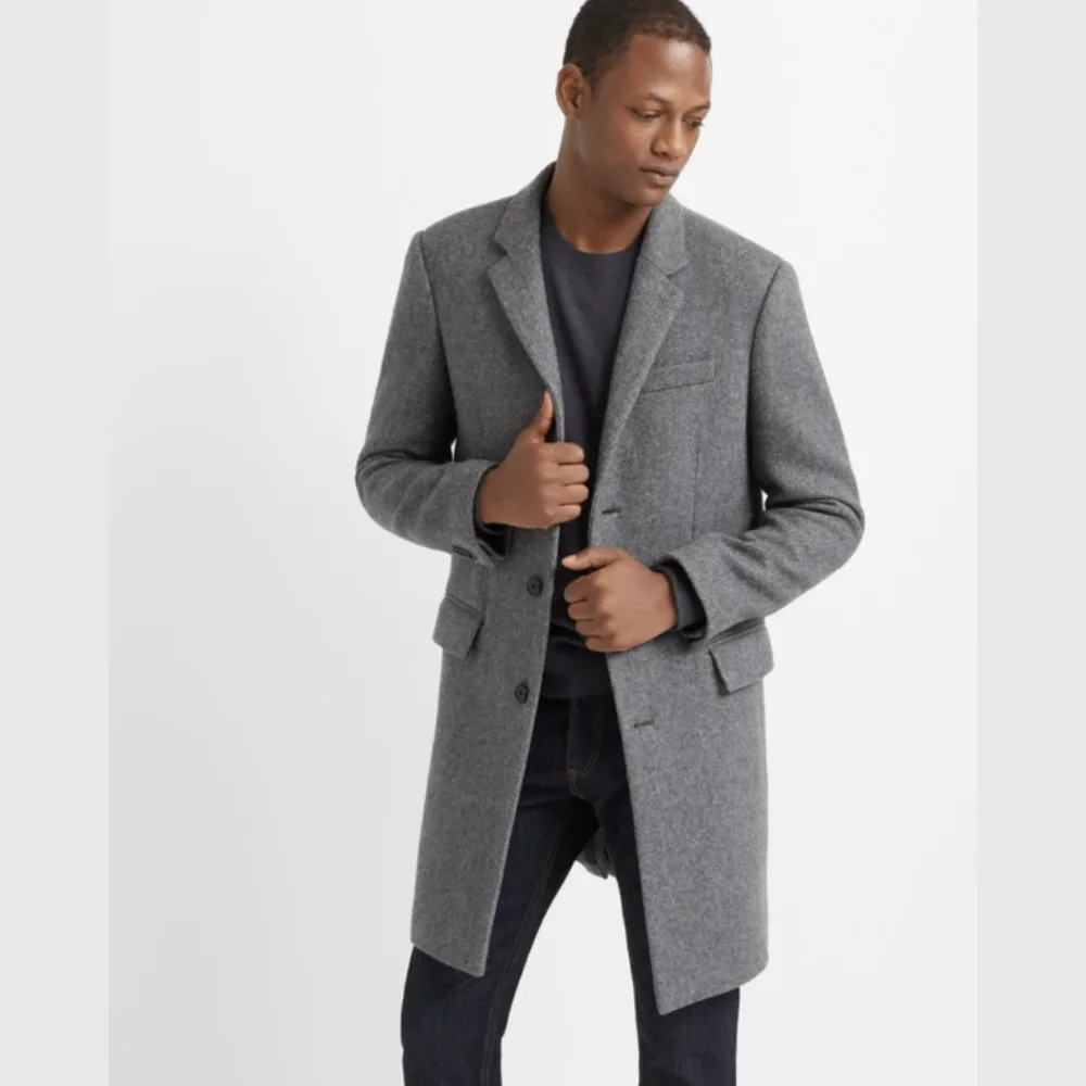 Club Monaco Top Twill Coat – Grey | Size 36 (Men’s Small) image indicator(2)