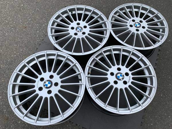 Set of RARE BMW After Market Rep Hamann 20X8.5/9.5 rims good con - photo 4