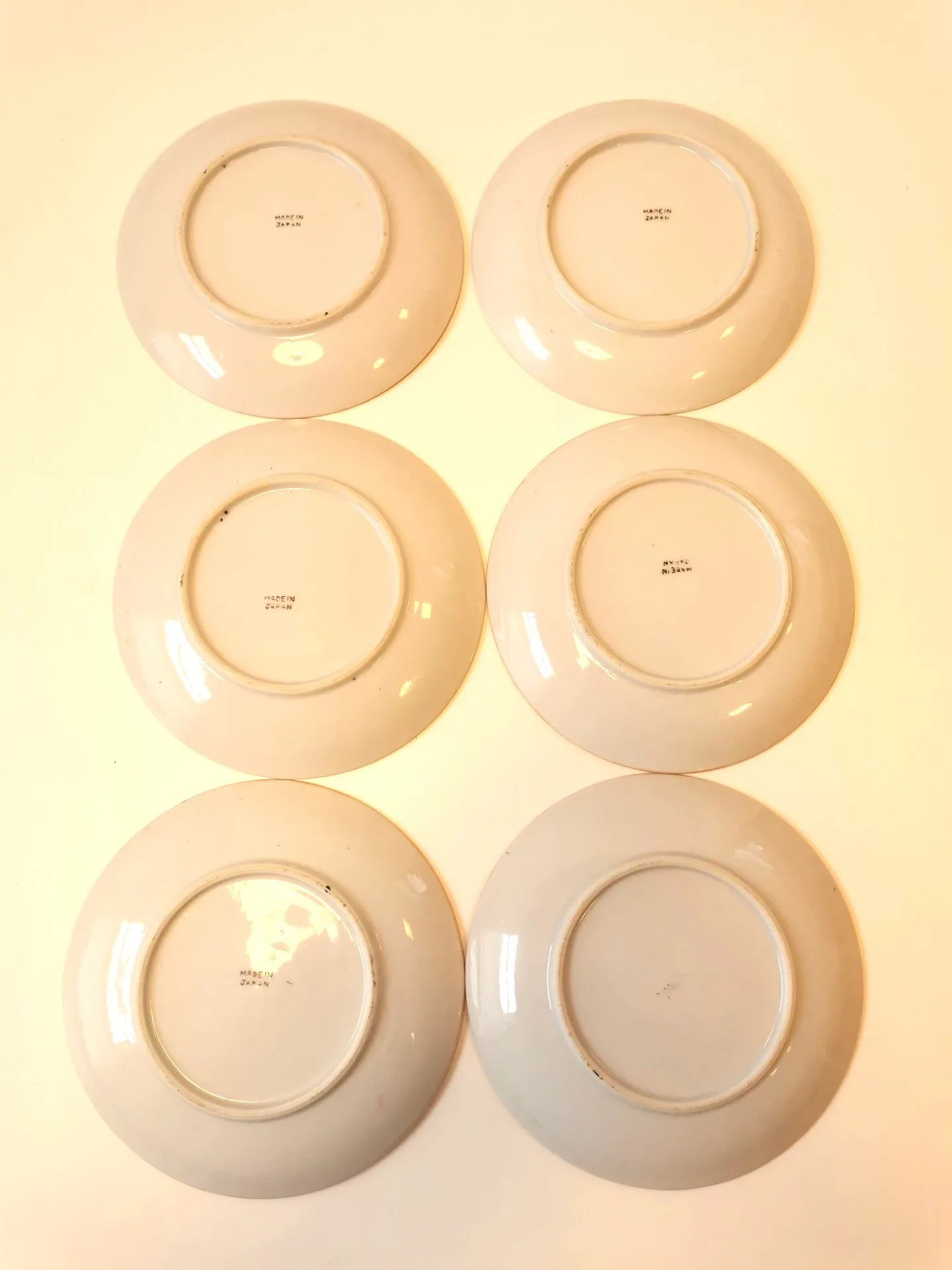 6 1950s MADE IN JAPAN Lusterware Plates Windmill Countryside image indicator(5)