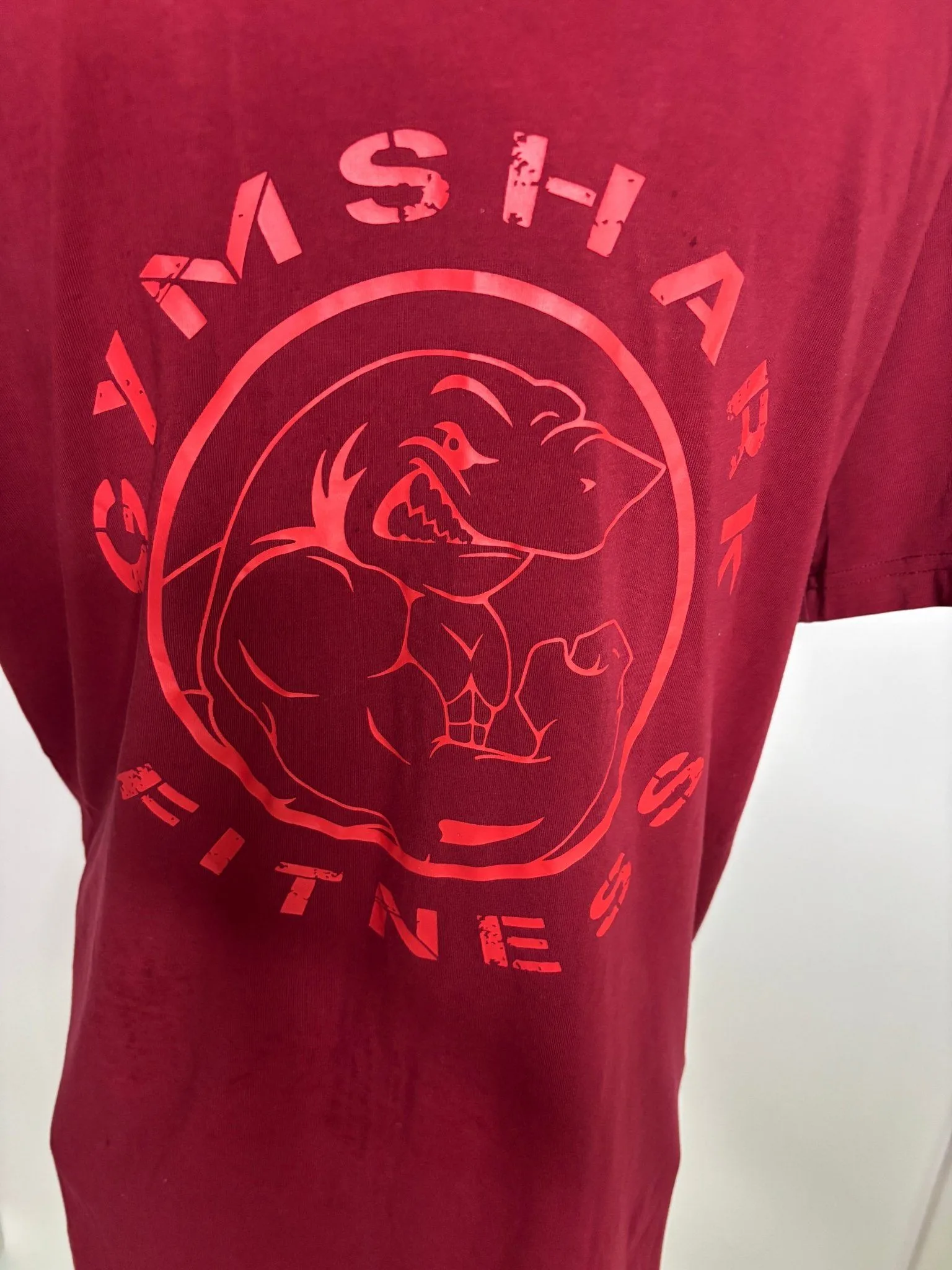 Gymshark Legacy Maroon Tee Shirt Adult Medium image indicator(2)