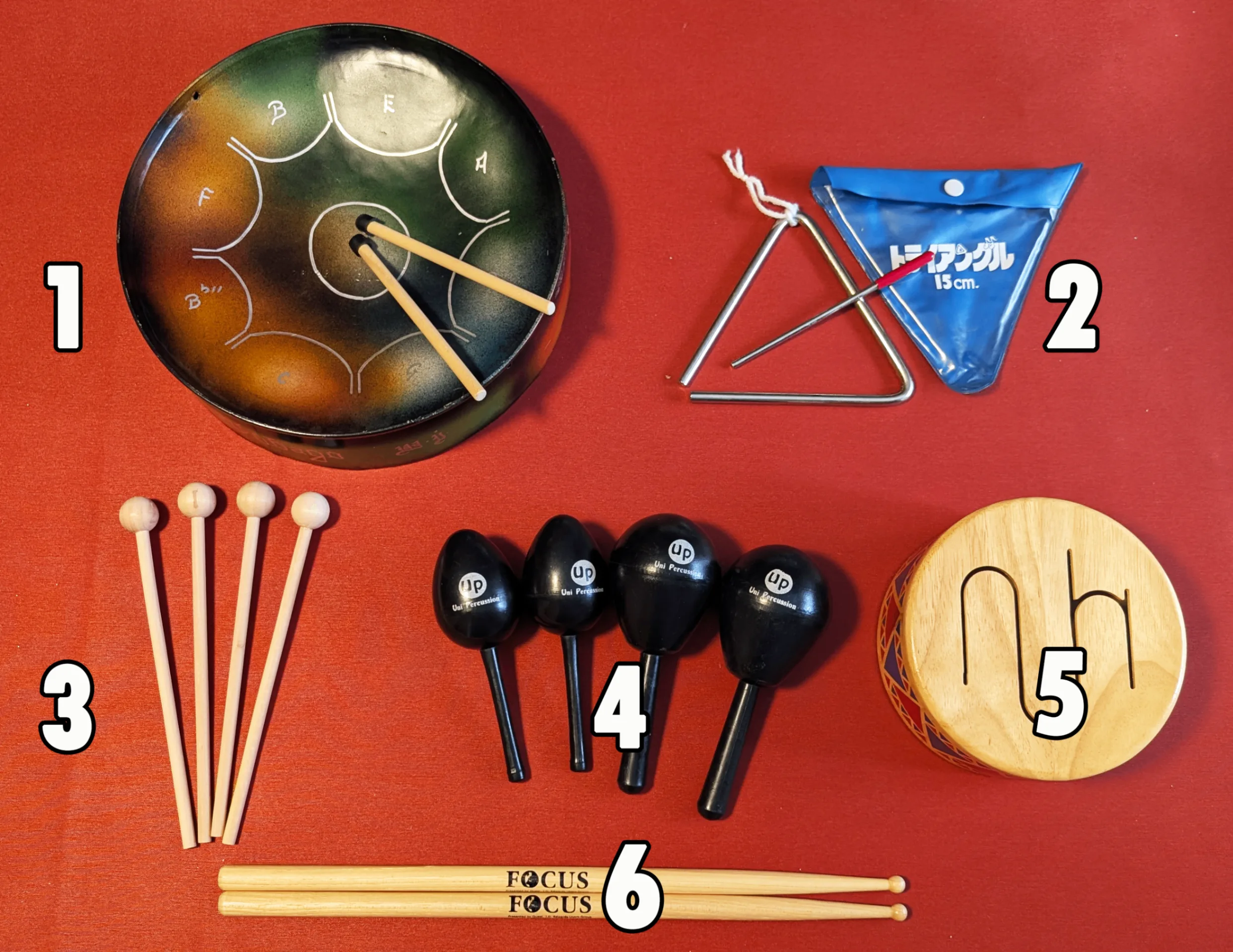 Assorted Musical Instruments and Accessories - Prices as Marked