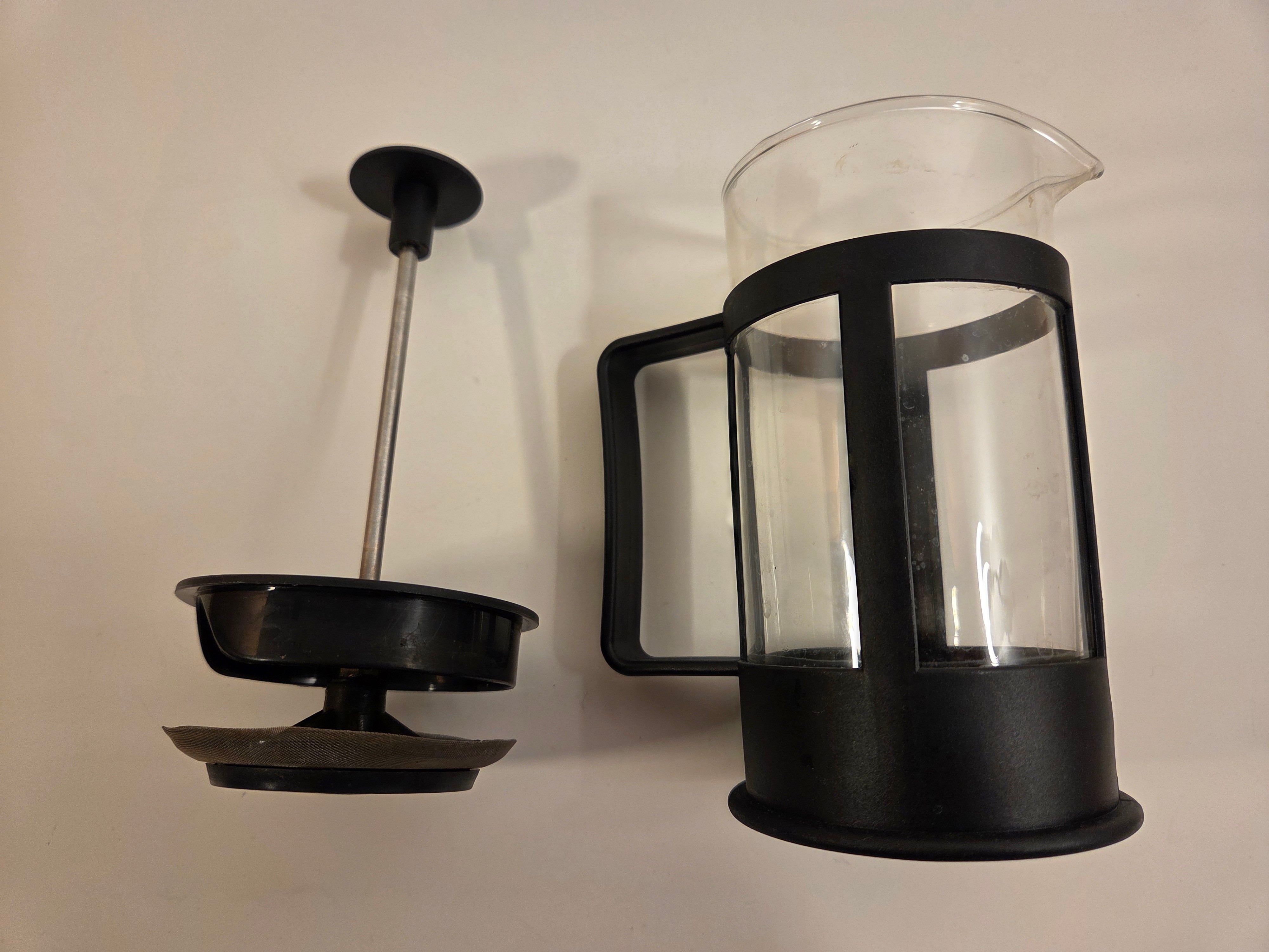 French Press Coffee Maker, ~350–400 ml, Black - photo 4