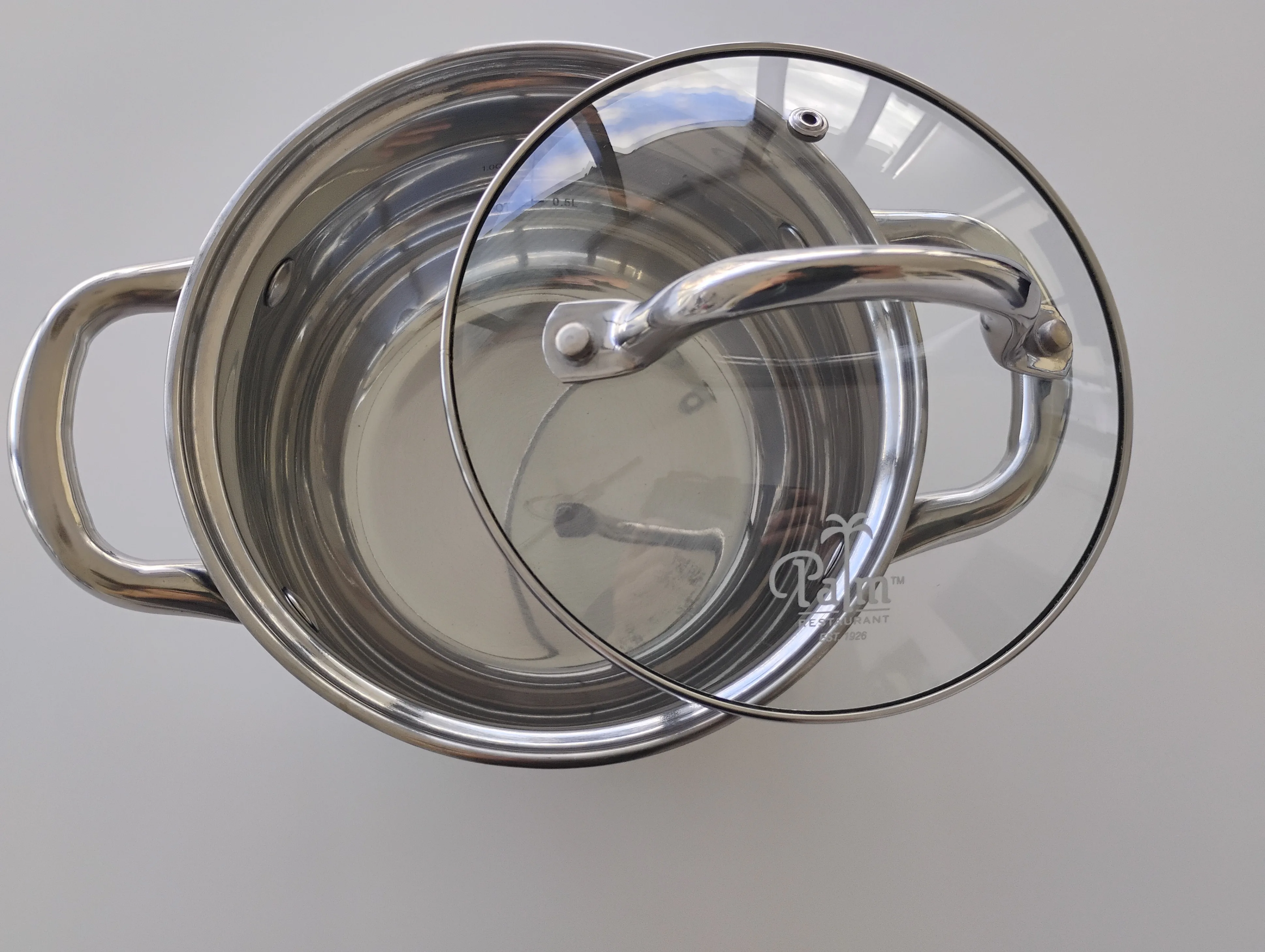 Medium Pot with Glass Lid (7” diameter)