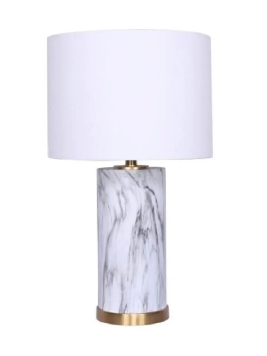 Marble Colour Metal Table Lamp