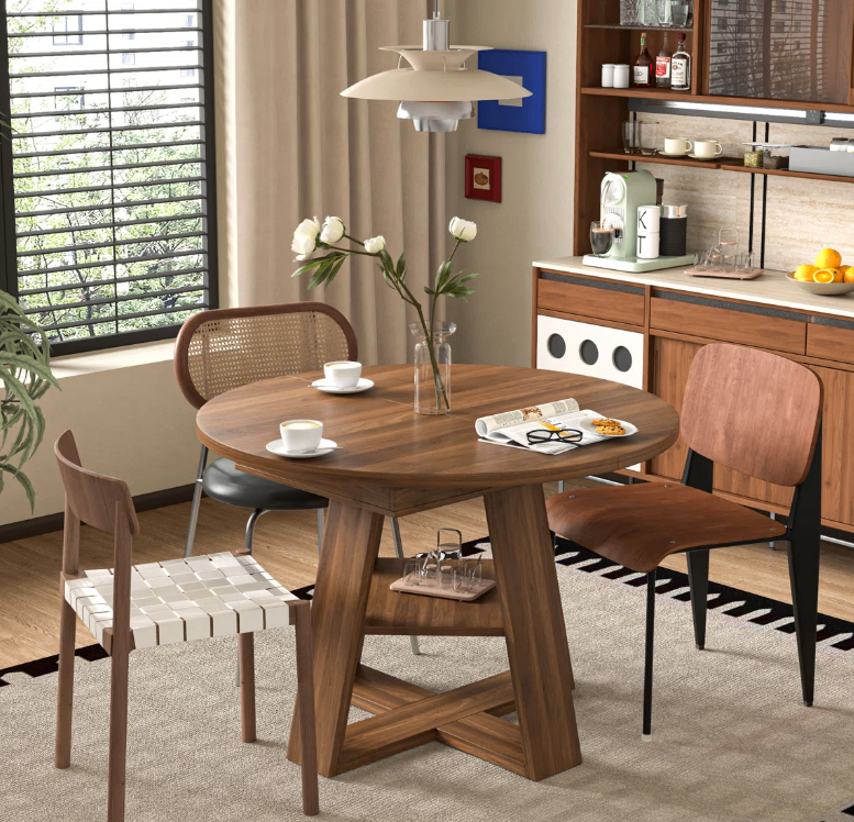 Latitude Run® Extendable Dining Table For 4-6 People - photo 4