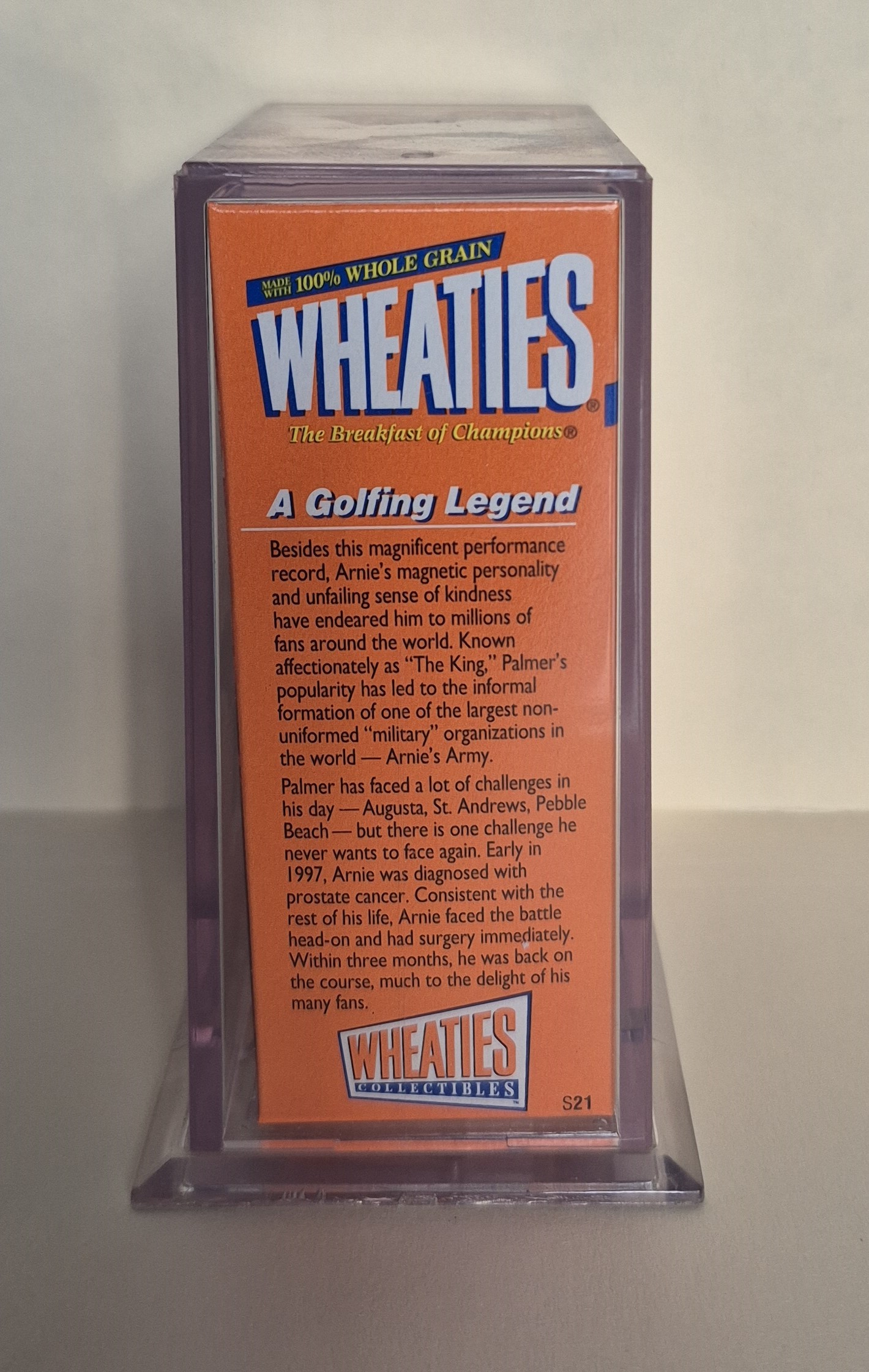 Wheaties Cereal Box- Arnold Palmer - photo 4