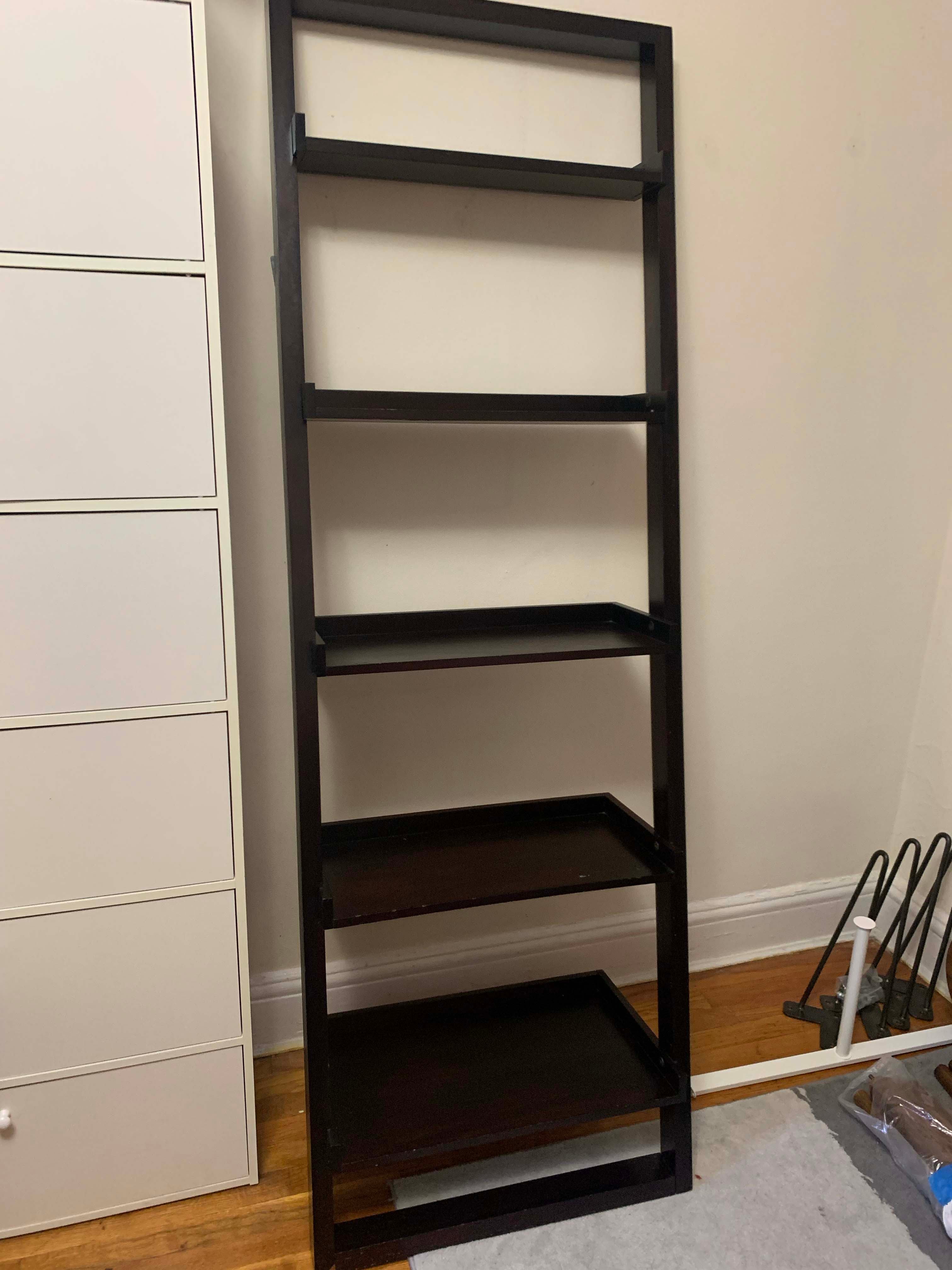 Wall Leaning 5-Tier Ladder Shelf