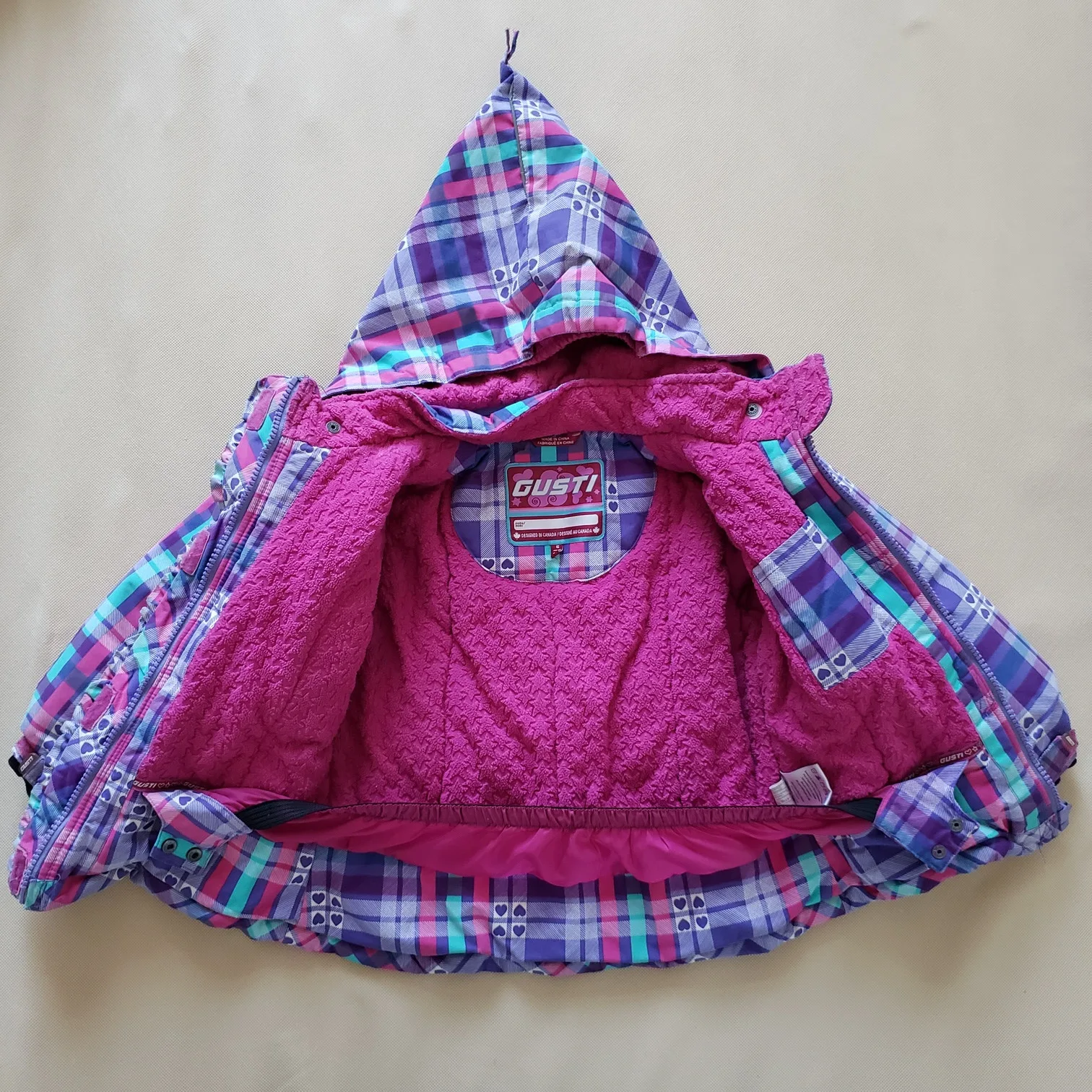 Girl’s Gusti Winter Jacket – Size 112 image indicator(6)