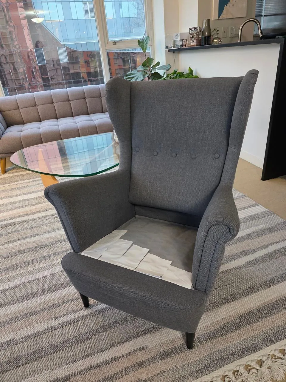 IKEA STRANDMON Armchair image indicator(10)