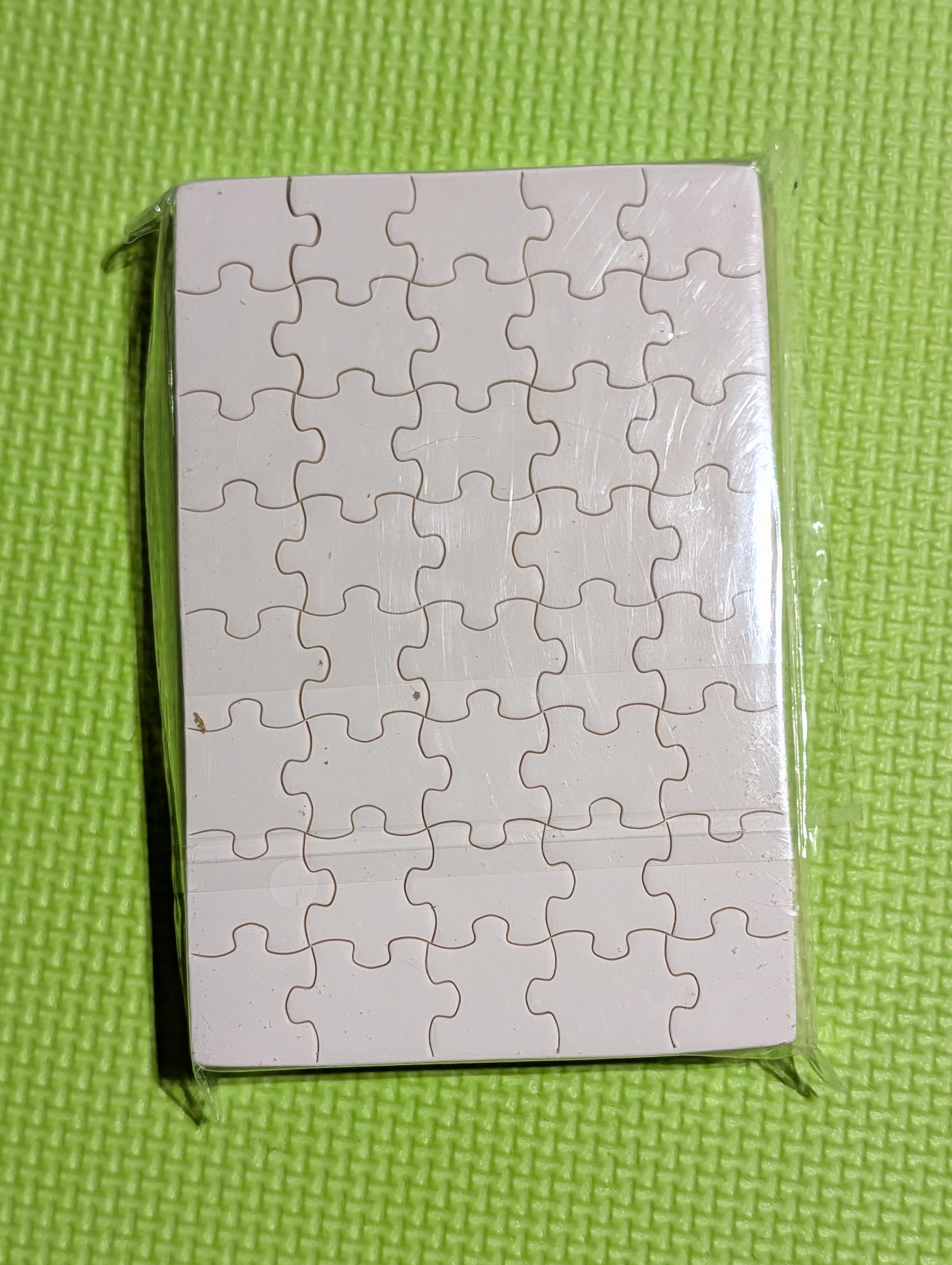 12 Sets Blank White Jigsaw Puzzles - photo 2