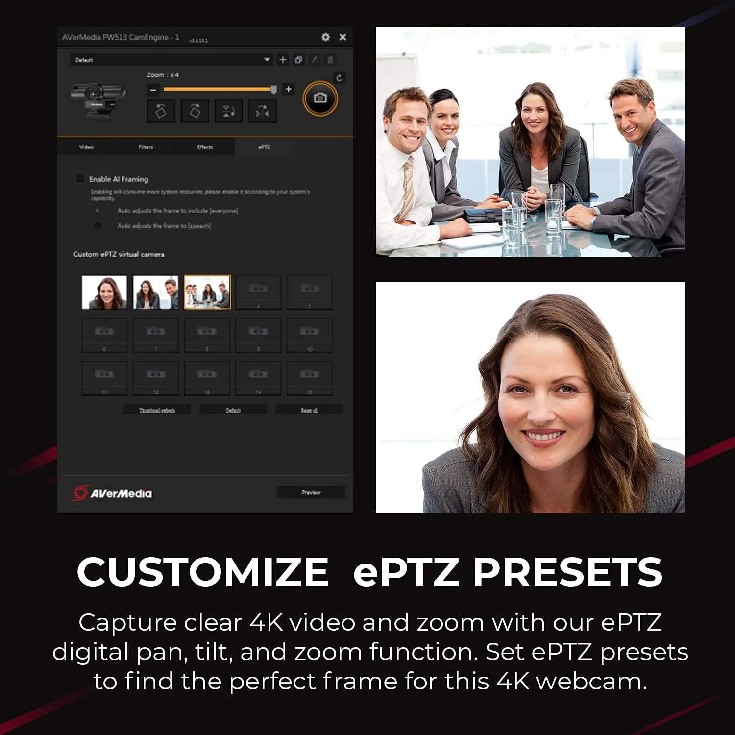 AVerMedia PW513 4K Webcam – Like New image indicator(7)