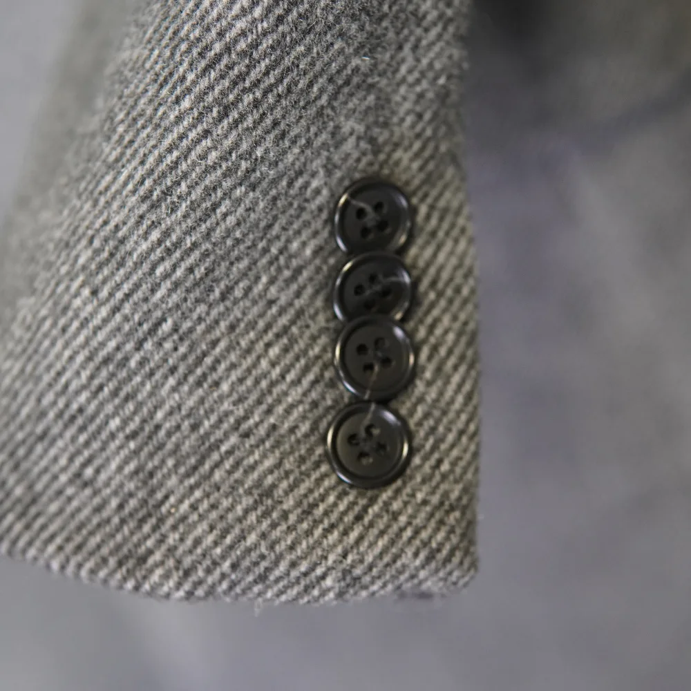 Club Monaco Top Twill Coat – Grey | Size 36 (Men’s Small) image indicator(5)