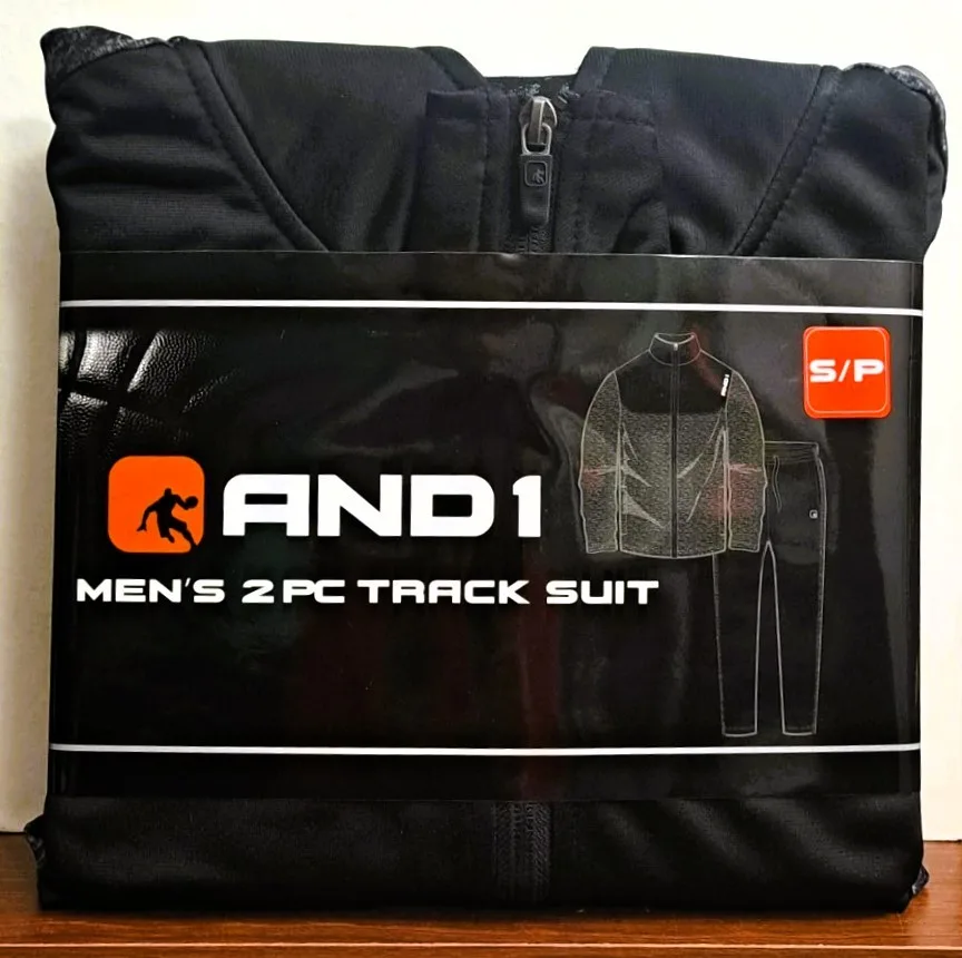 Men's New Full Zip Up Jacket & Drawstring Pants 2-Piece Set