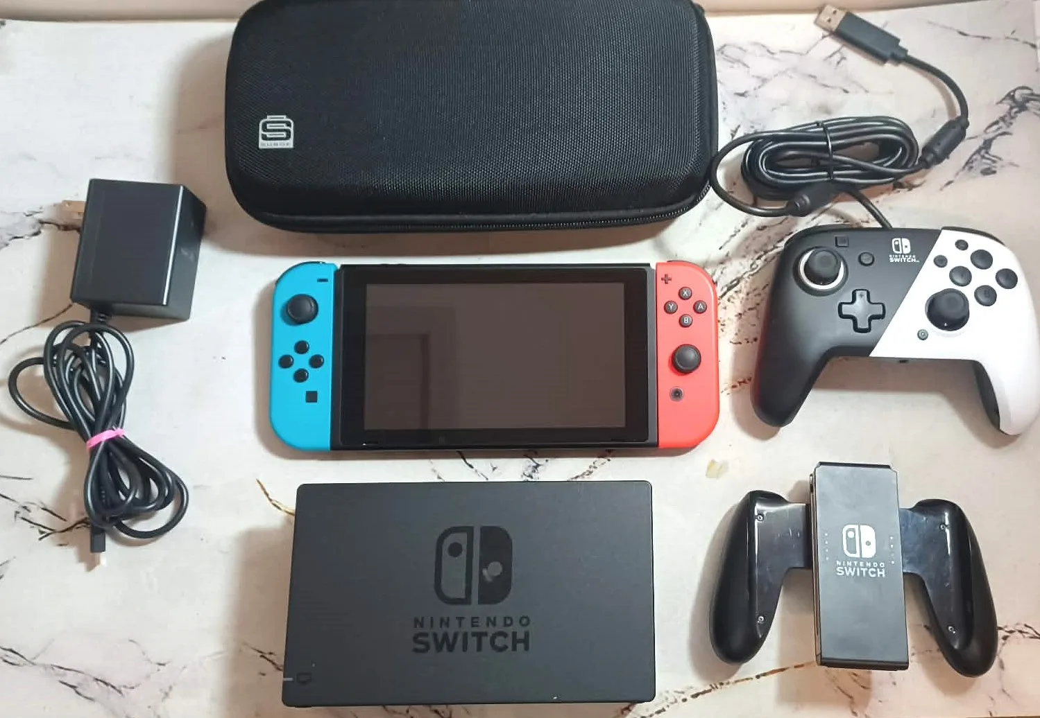 Nintendo Switch V2 and All Accessories