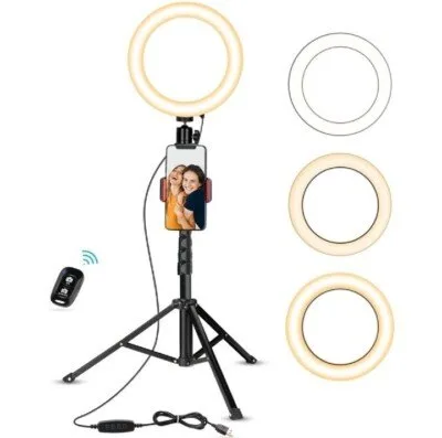 VICTSING BH377A 6.3" RING LIGHT TRIPOD 43-110cm