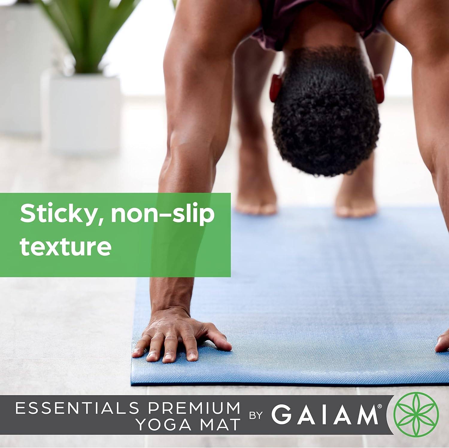 Premium Yoga Mat with Carrying Sling – Black - photo 4