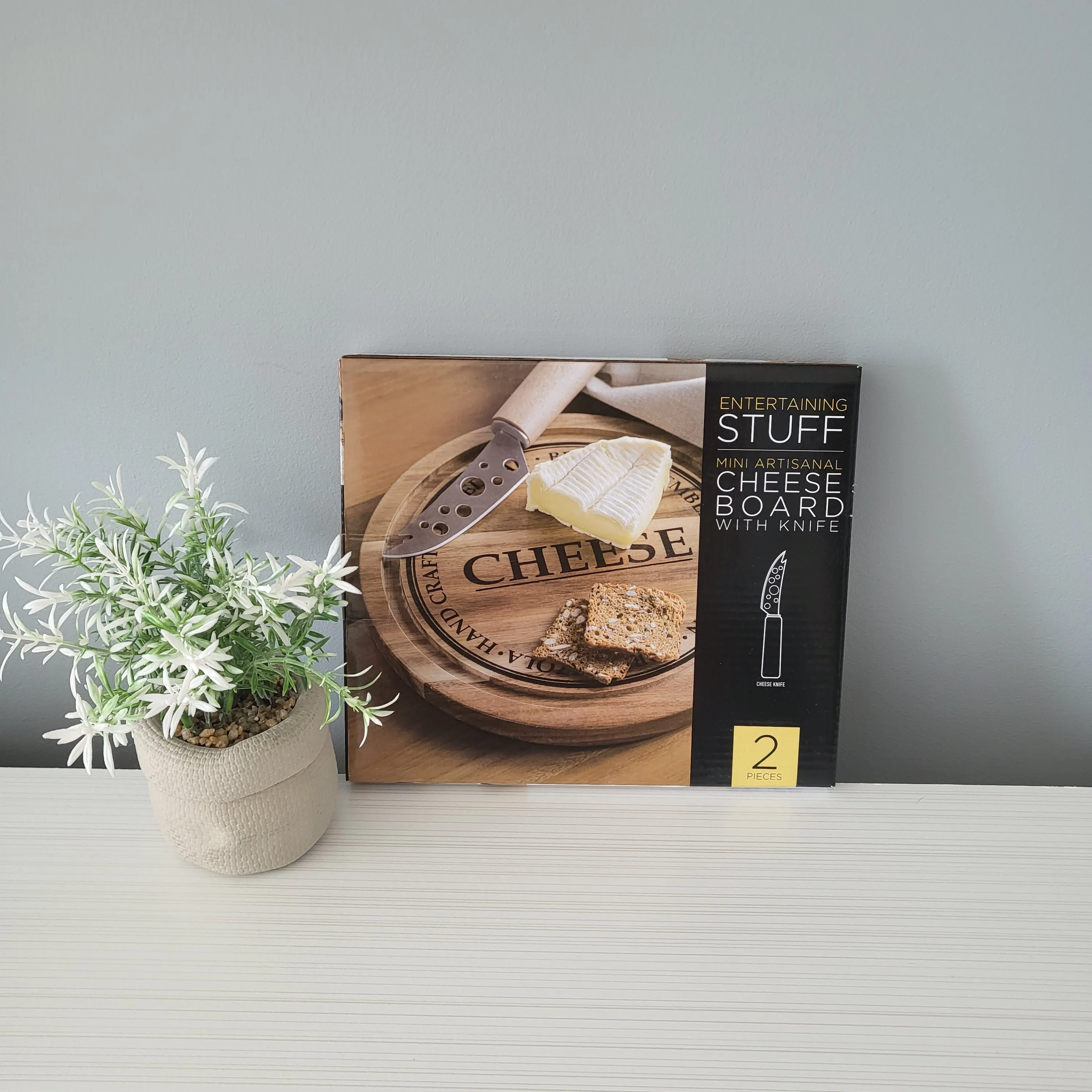 NEW! 2-Piece Charcuterie Board+Cheese Knife - Quick Pickup!🚀 image indicator(2)