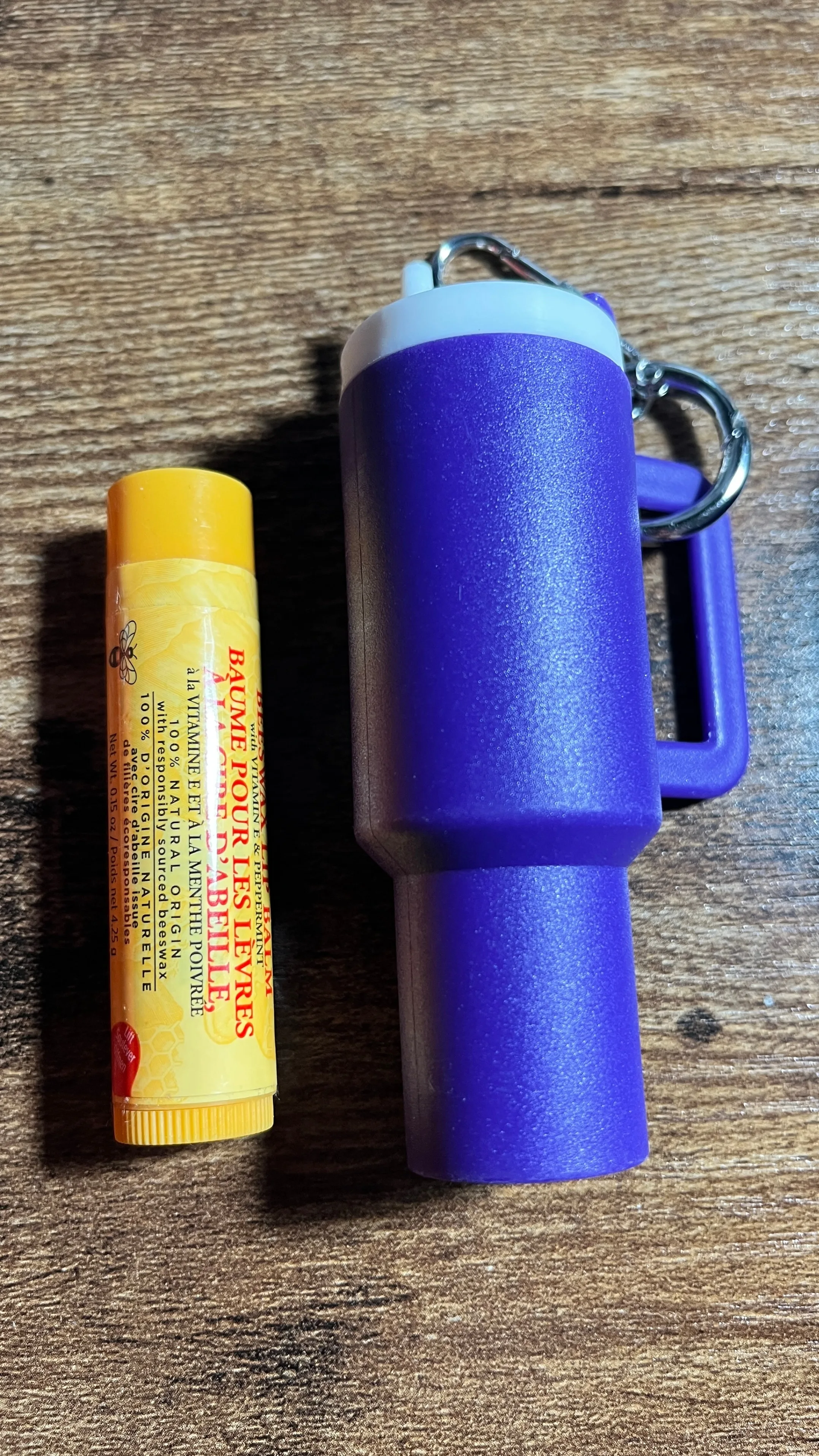 #2 Tumbler Keychain with scre top lid to hold your items! image indicator(3)