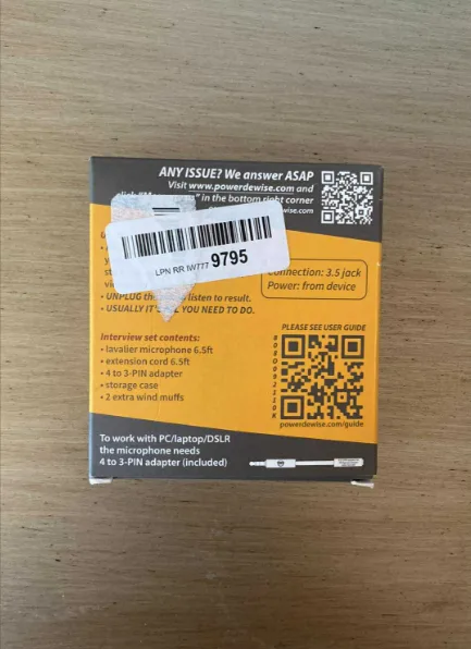 PowerDeWise Professional Grade Lavalier Clip On Microphone Kit image indicator(3)