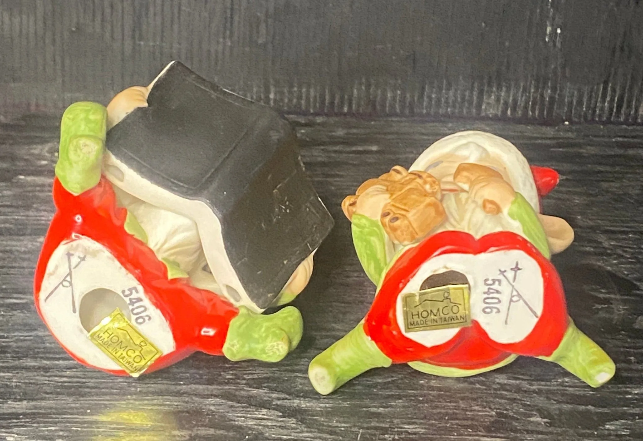 Rare Vintage Homco Elf Christmas Figurines image indicator(3)