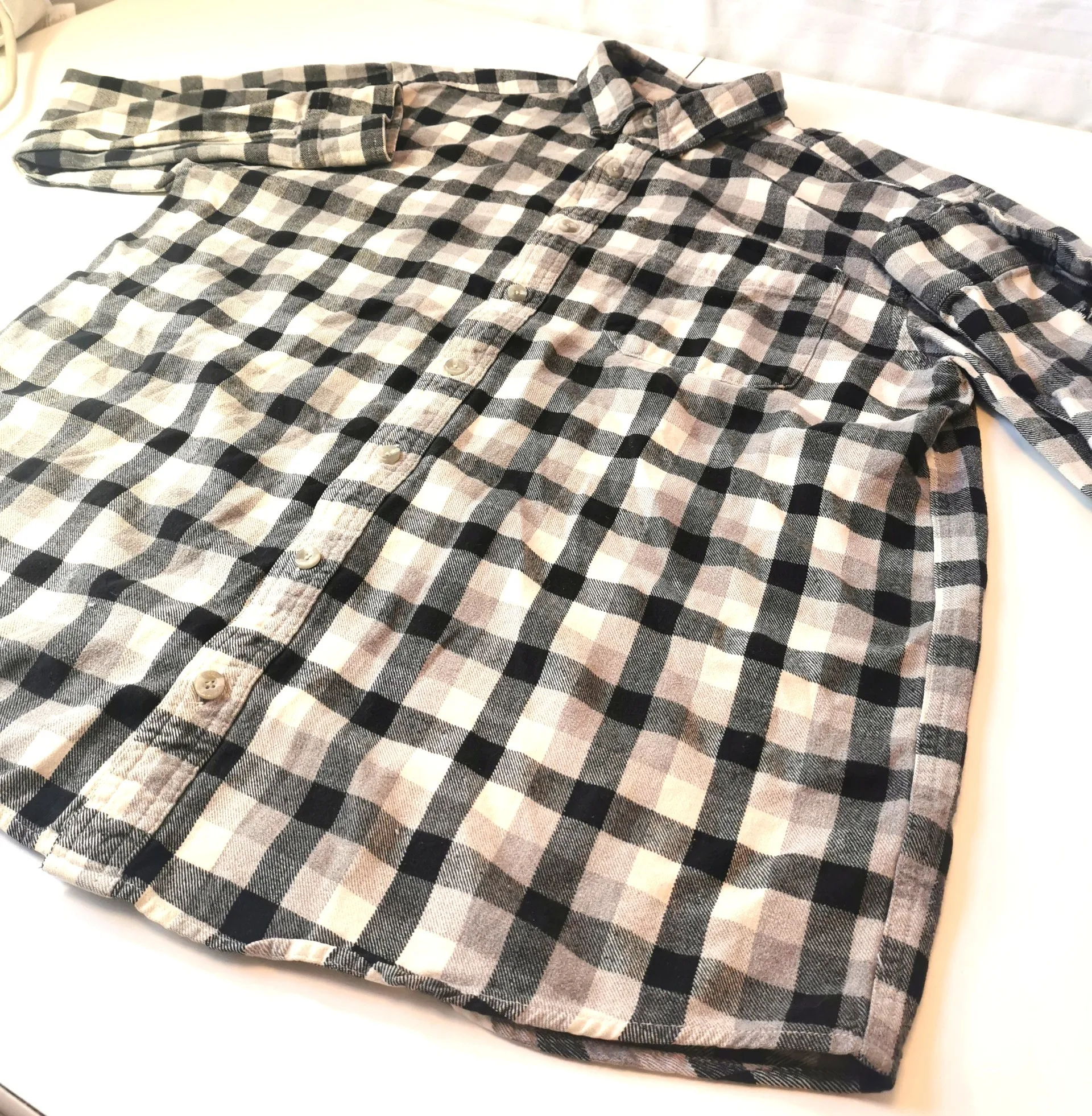 Blue Harbor Shirt Long Sleeve Flannel Button Up Men's Size XL image indicator(4)