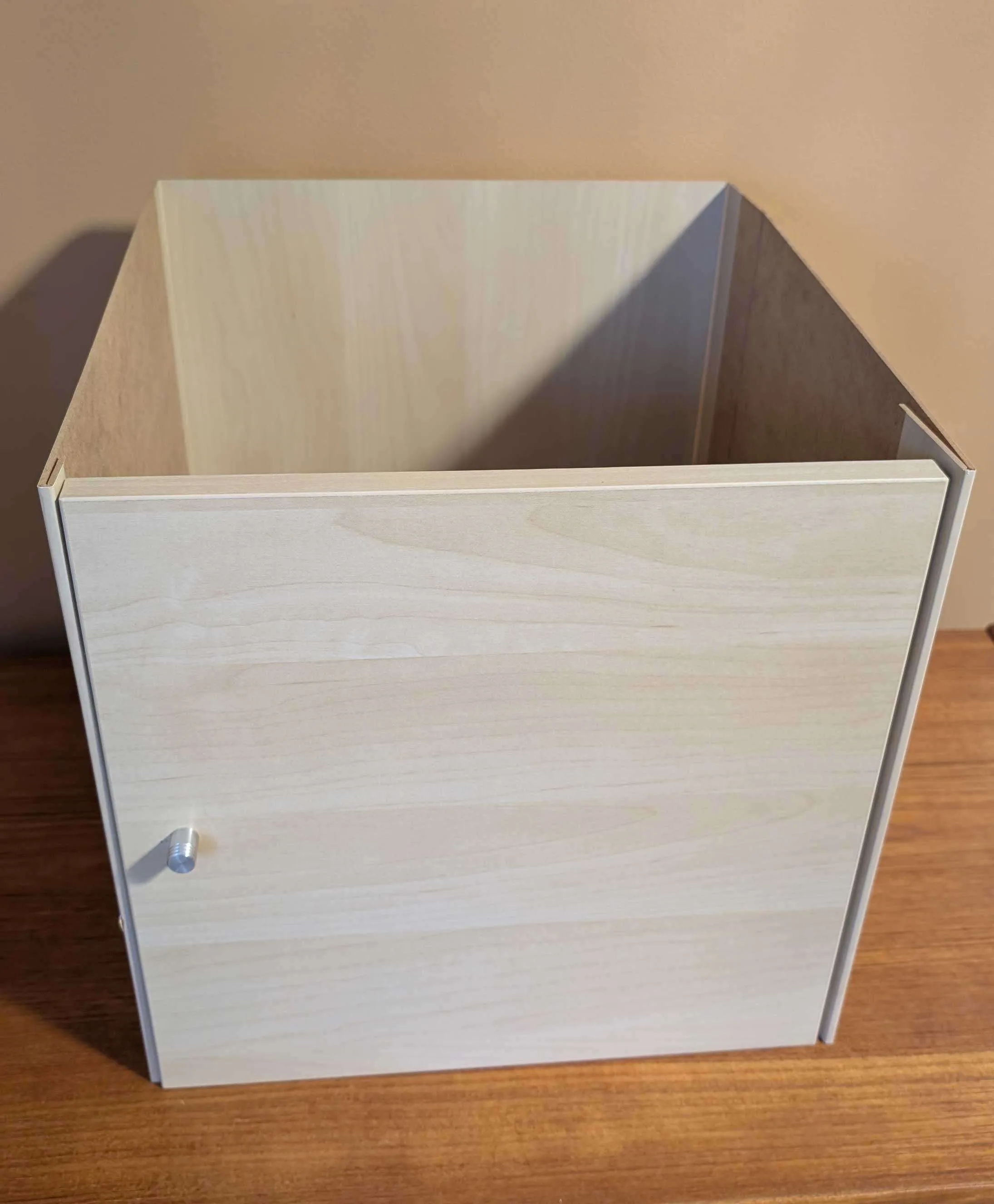 IKEA KALLAX - Insert with Door - Birch Effect