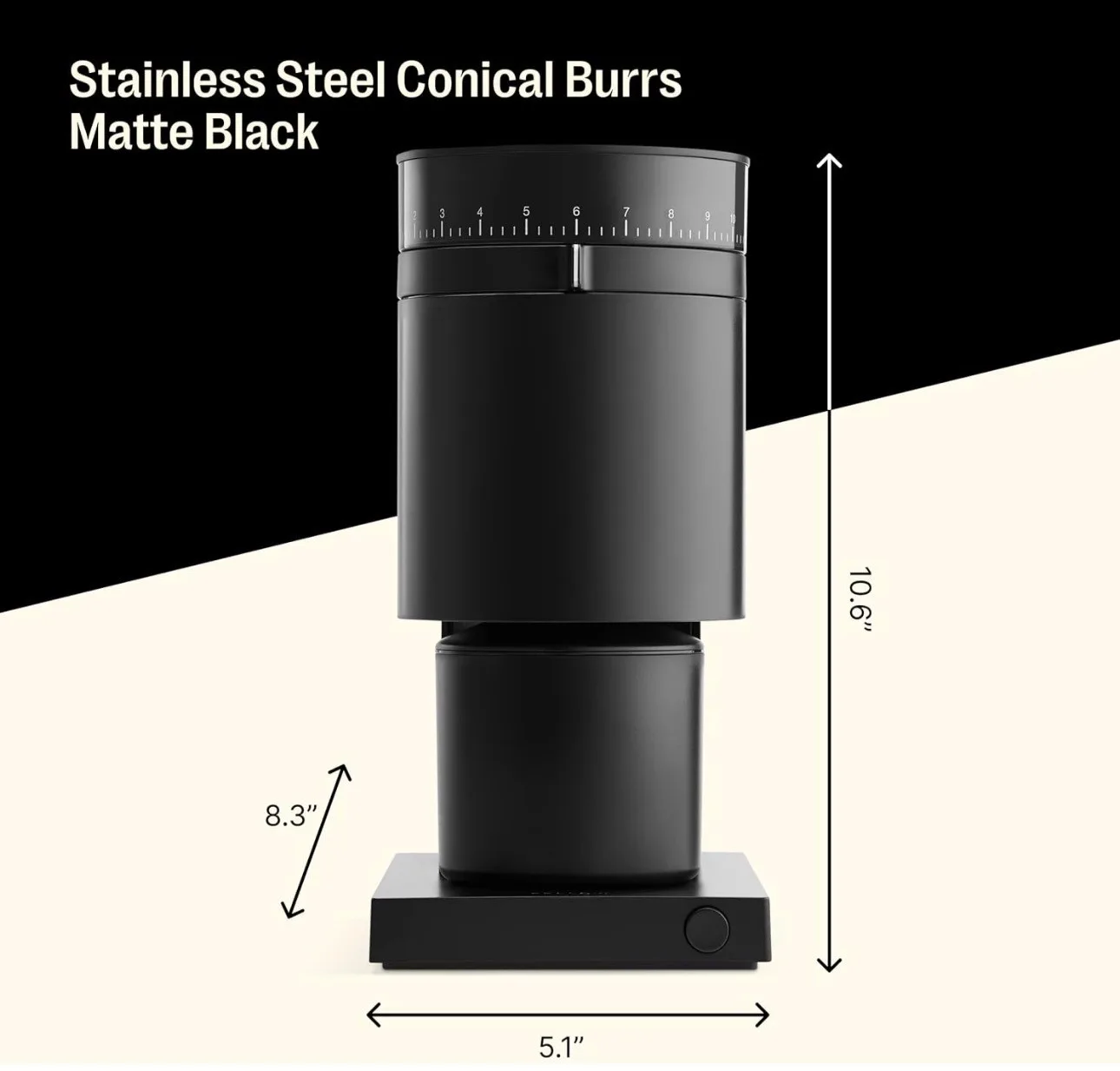 Fellow Opus e-Burr Coffee Grinder All Purpose 41 Settings NEW image indicator(4)