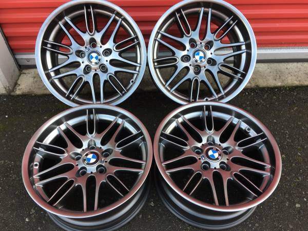 Set of ULTRA RARE Genuine OEM 18" BMW E39 M5 Style 65 rims - photo 3