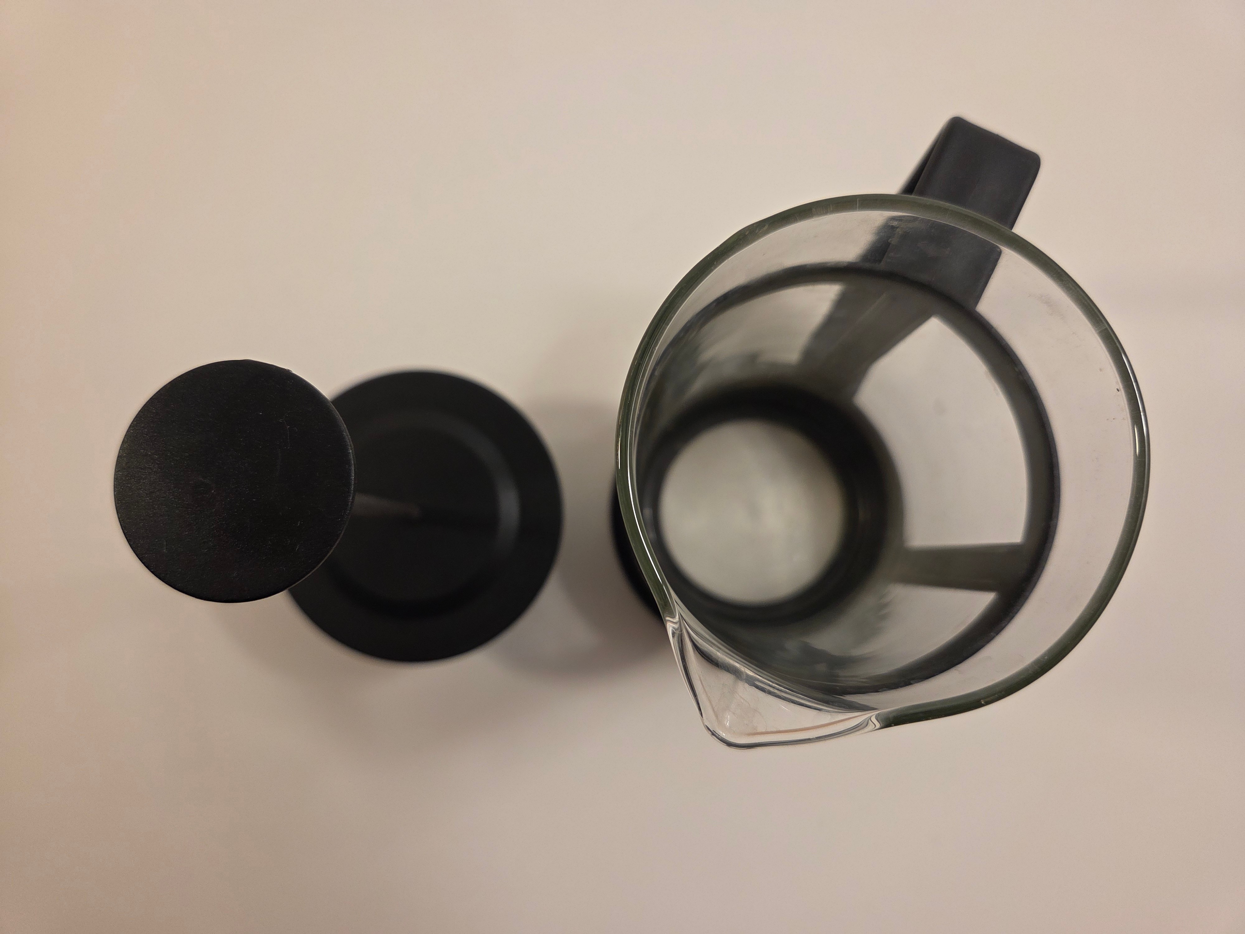 French Press Coffee Maker, ~350–400 ml, Black - photo 5