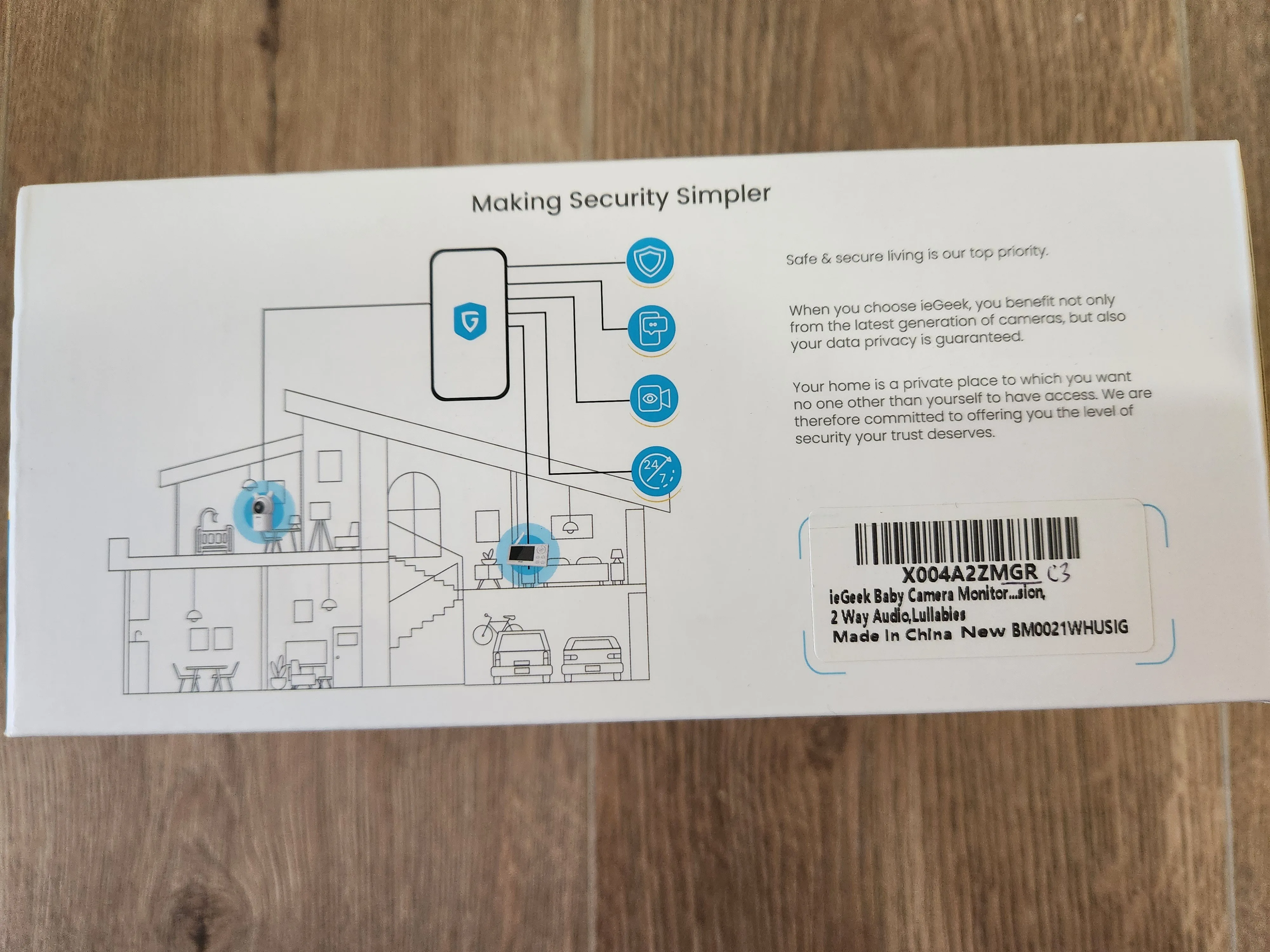 ieGeek Baby Camera Monitor (Brand New in Box) image indicator(4)